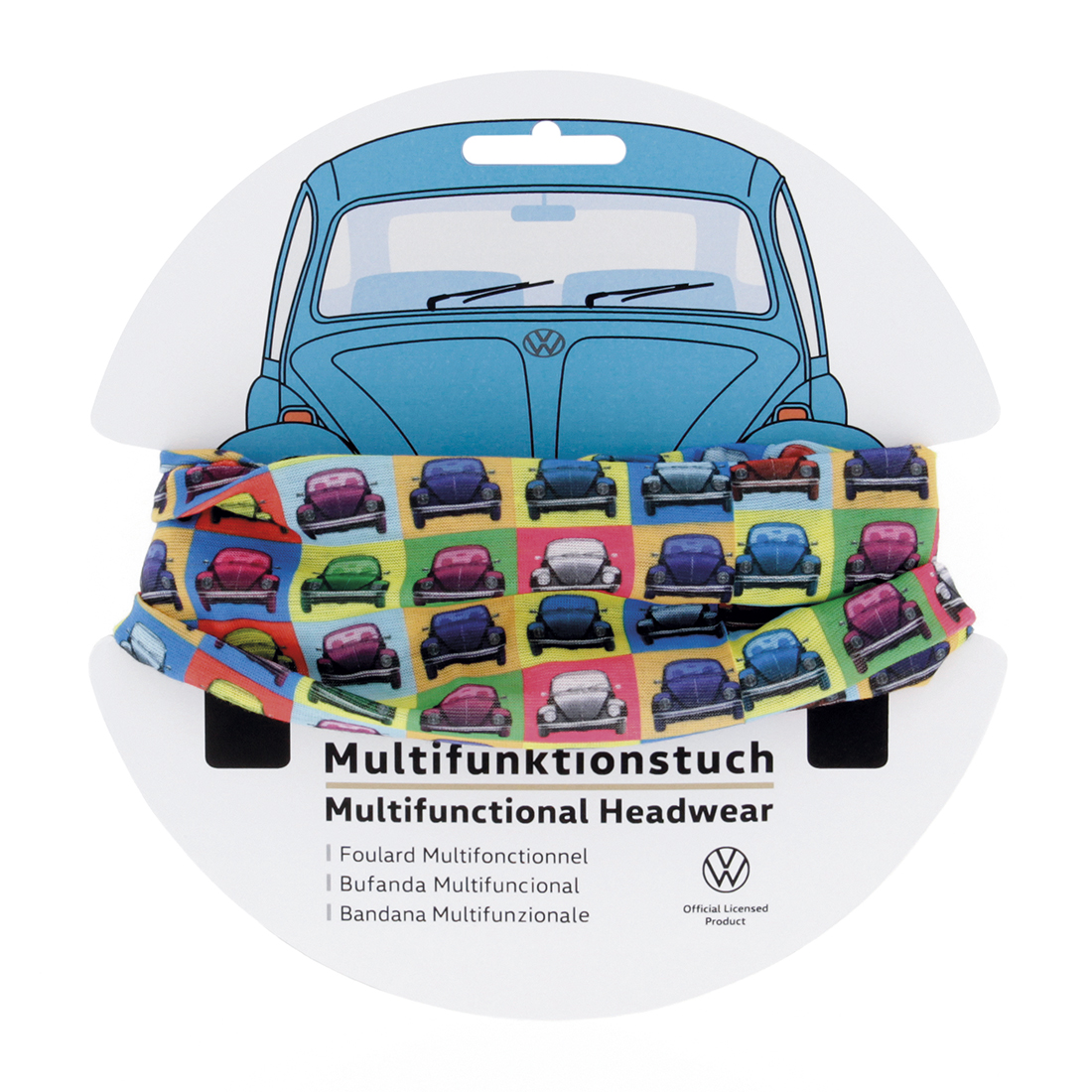 Bufanda de tubo VW Beetle - Multicolor