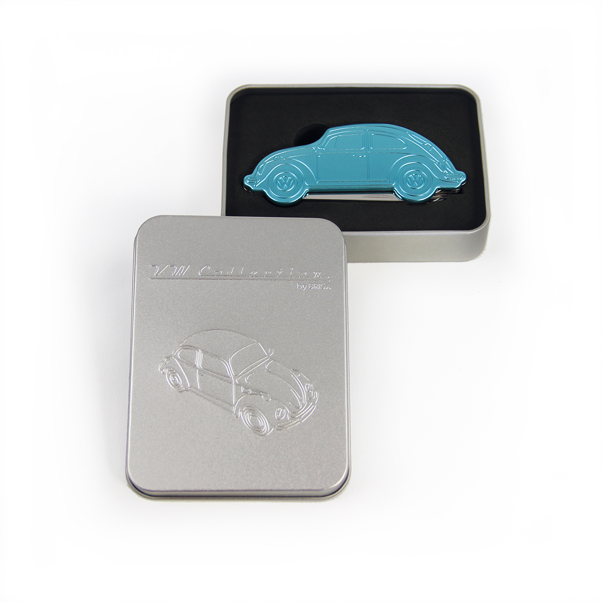VW Beetle 3D pocket knife in gift box - blue