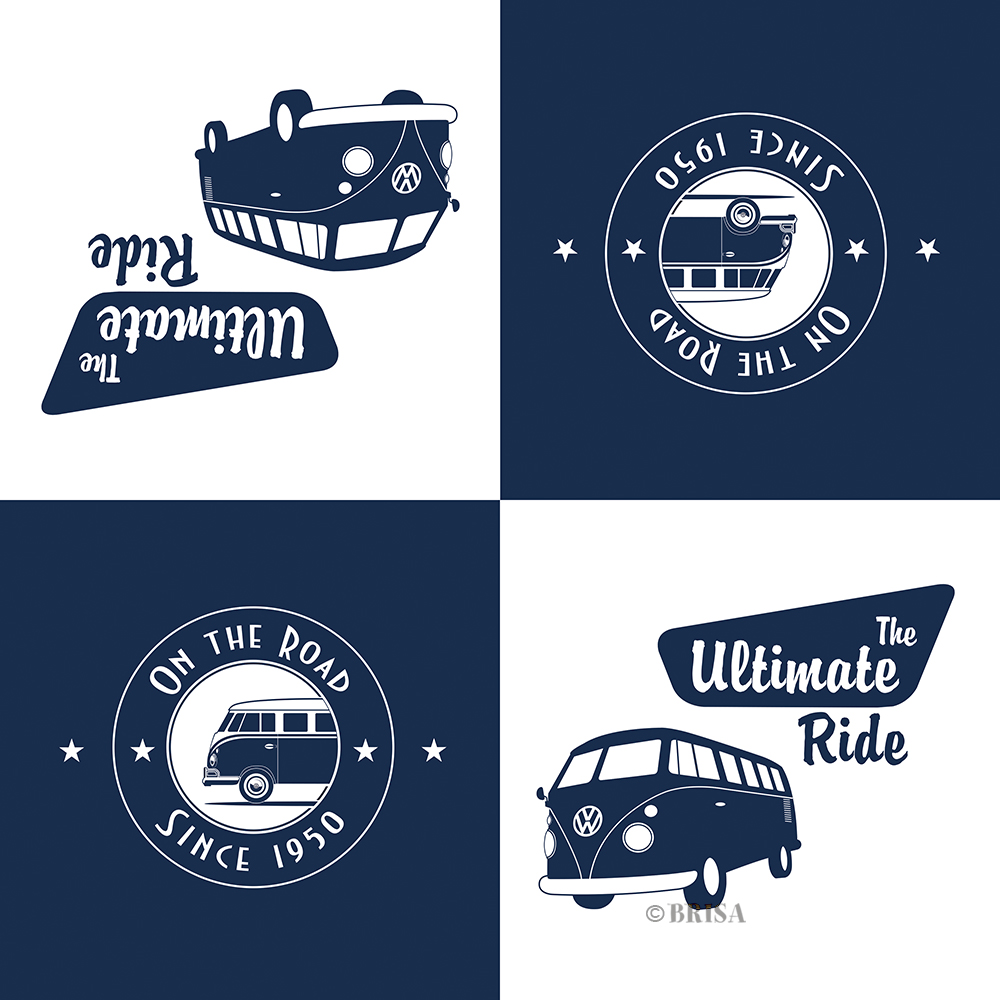 Servilletas VW T1 Bulli Bus & Beetle
