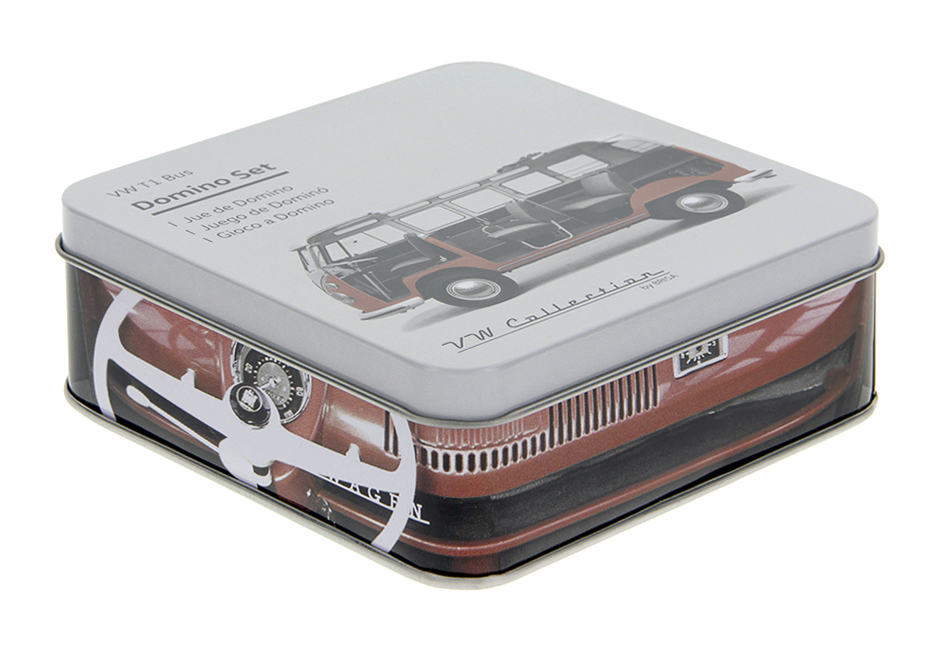 VW T1 Bus Domino Set in Tin