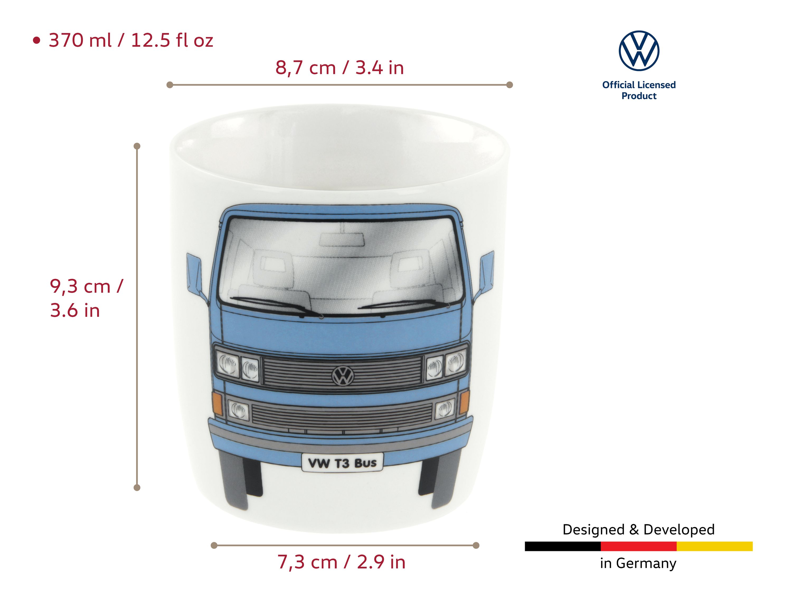 VW T3 Bulli Bus Kaffeetasse 370ml