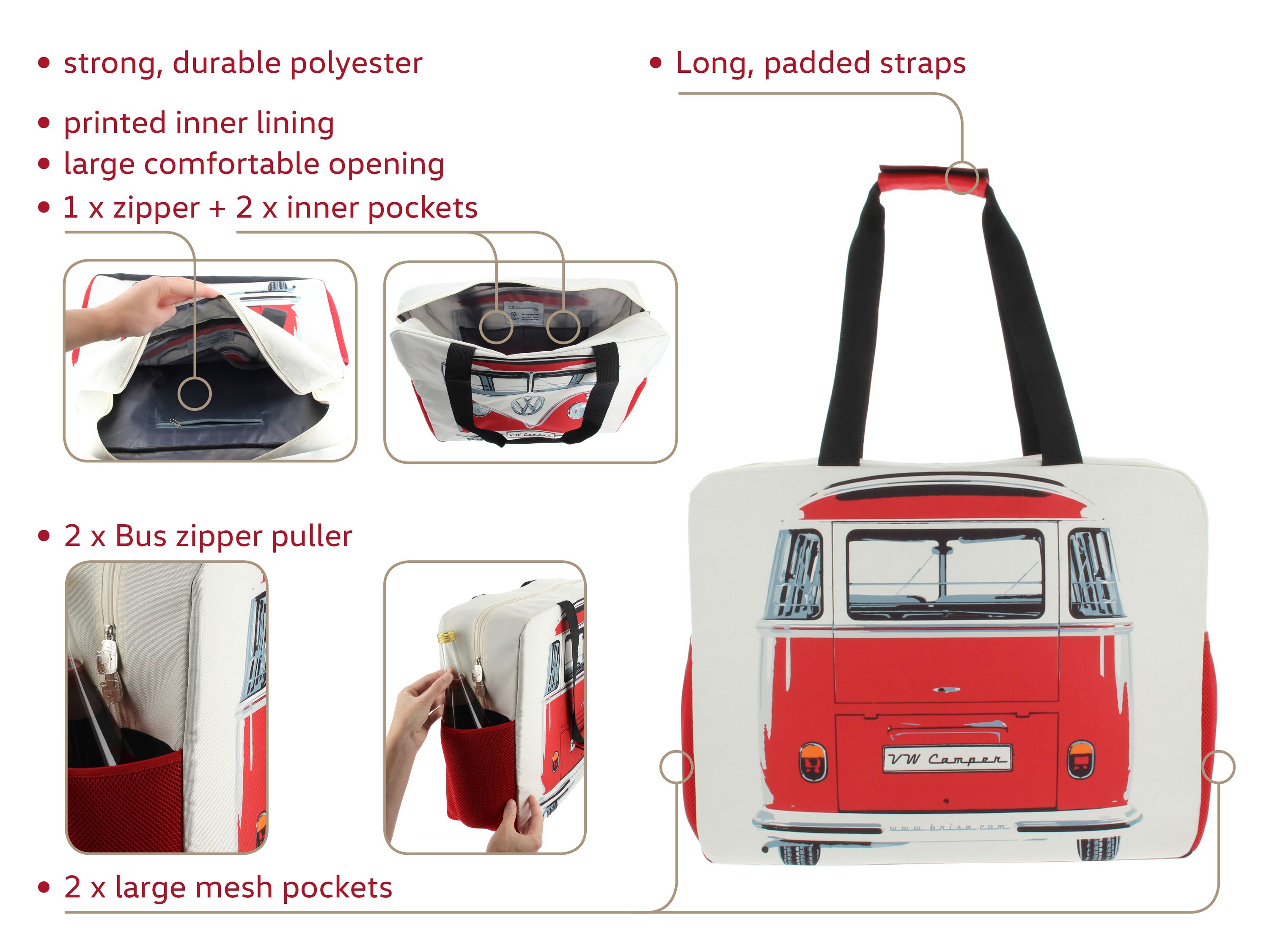 Borsa shopper VW T1 Campervan Bus