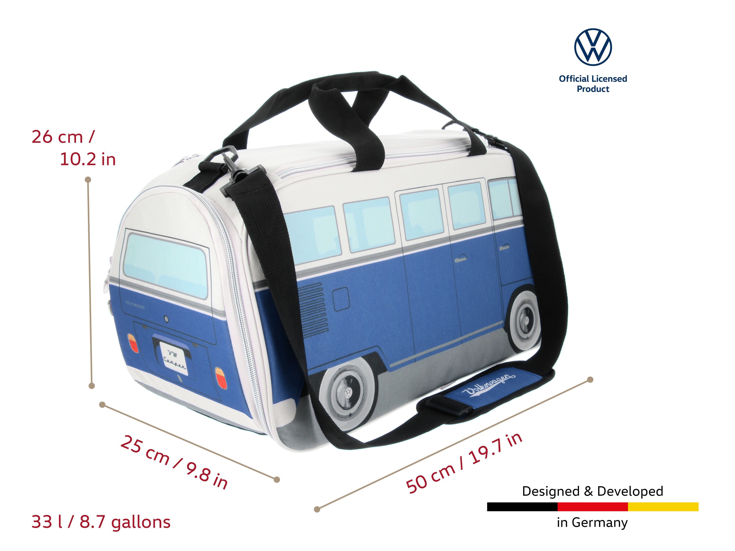 Borsa sportiva VW T1 Bulli Bus piccola