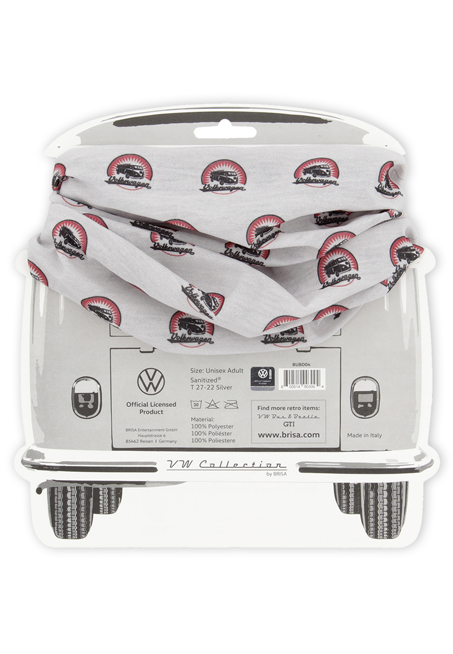 VW T1 Bulli Bus tube scarf