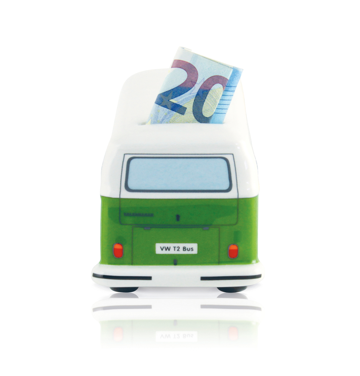 VW T2 Bulli Bus money box ceramic (1:22)