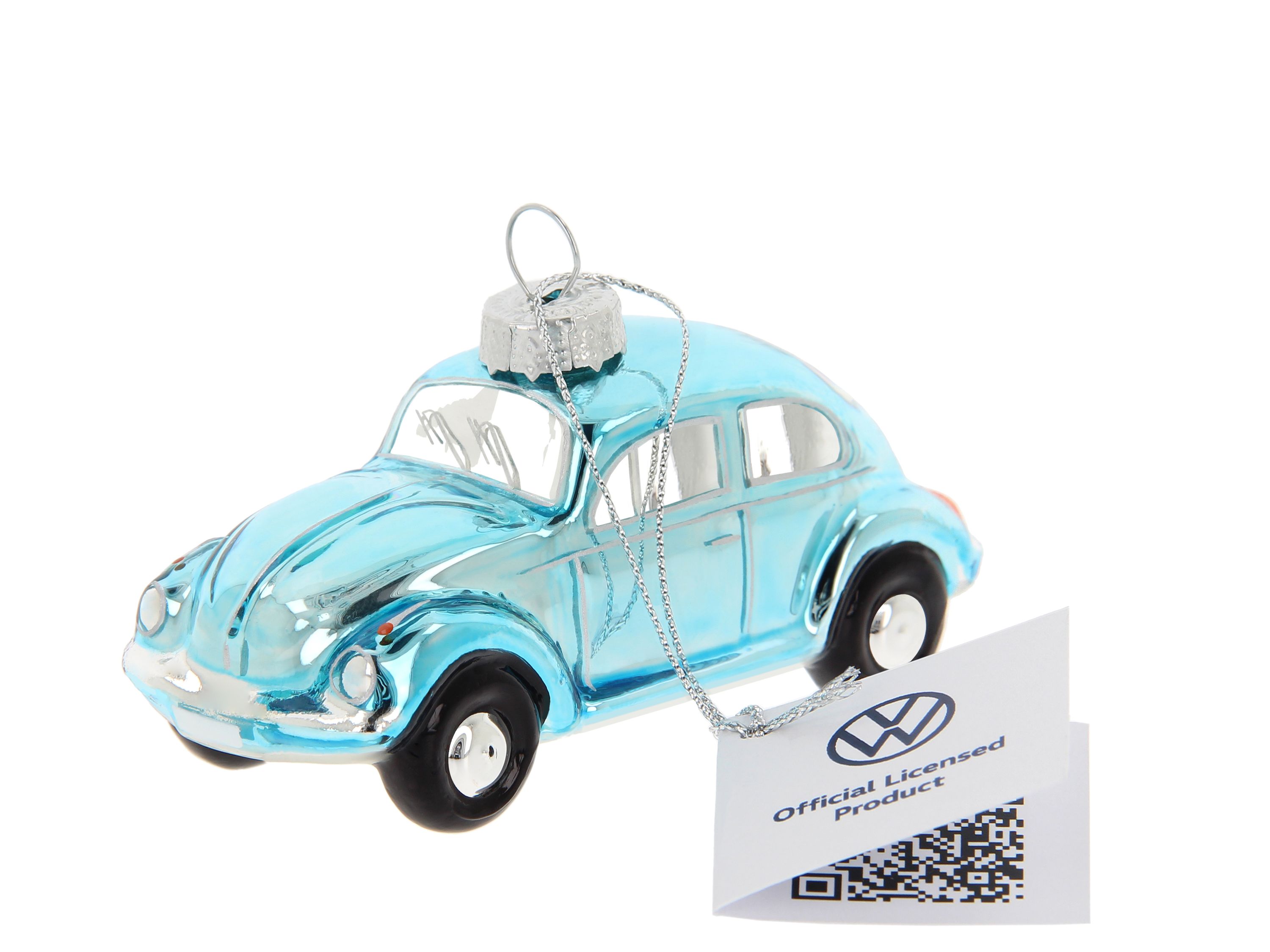 Pendentifs décoratifs VW Coccinelle & décorations de Noël en verre en boîte cadeau
