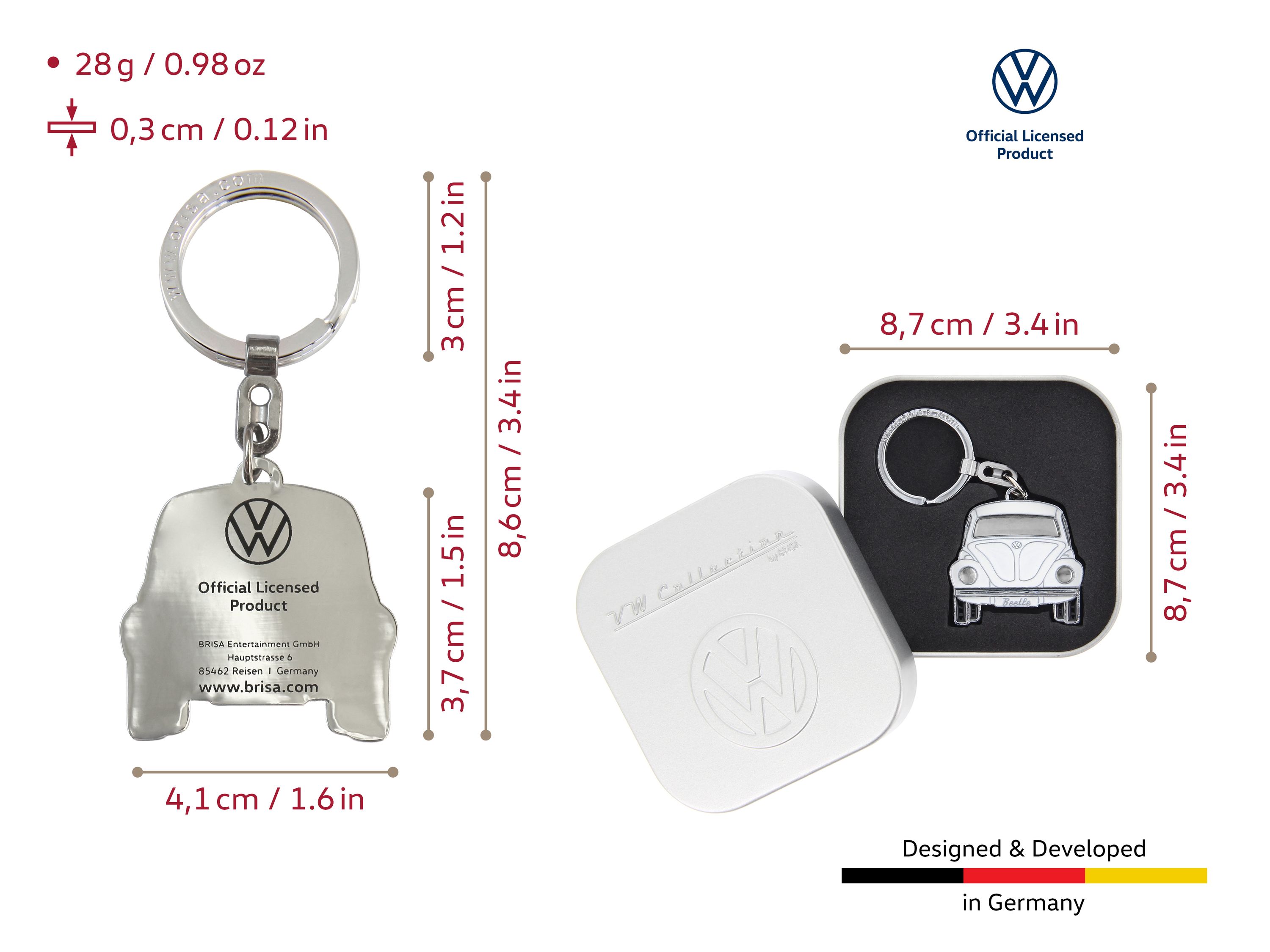 VW Käfer Schlüsselanhänger in Geschenkdose