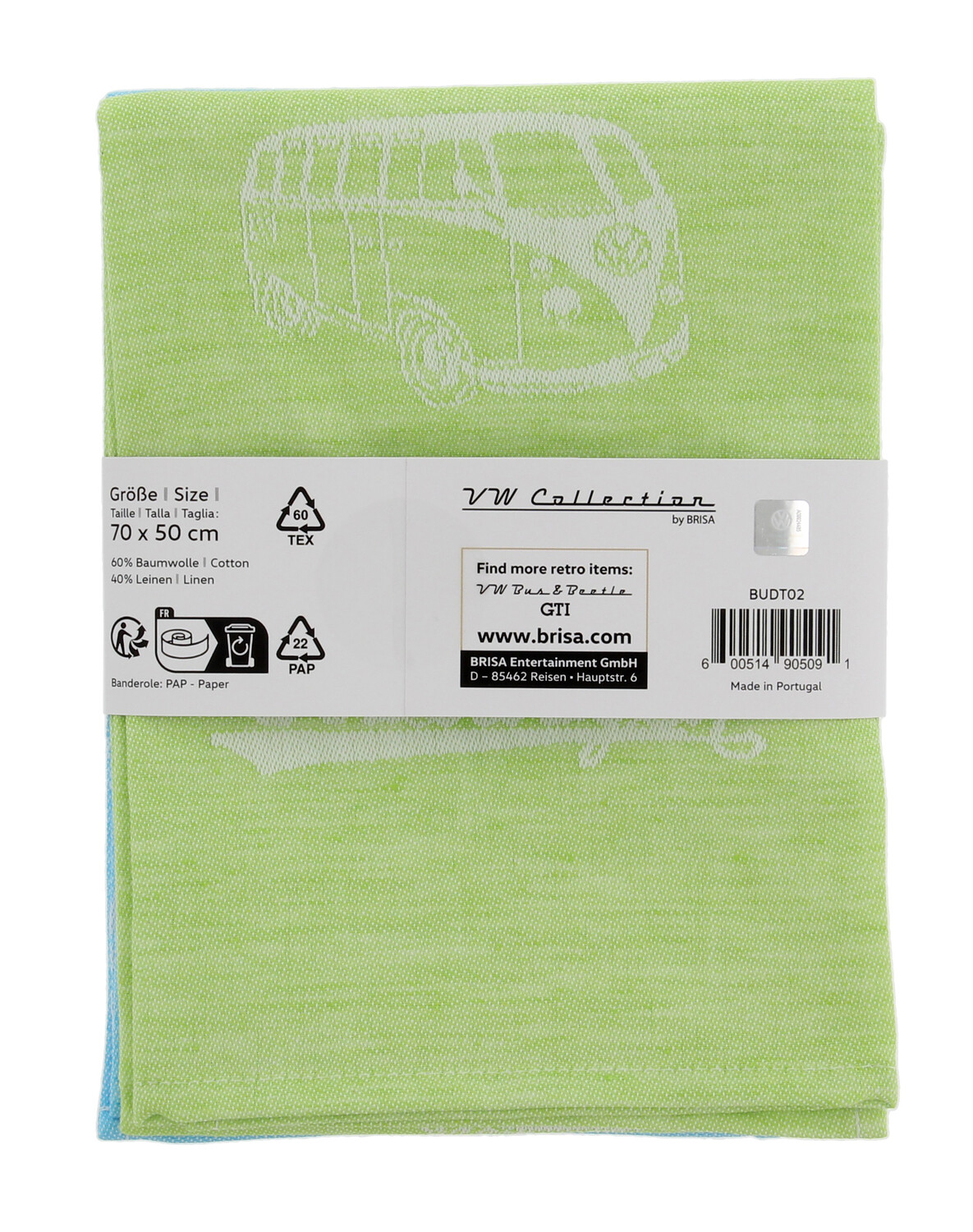 VW T1 Bulli Bus tea towel set of 2
