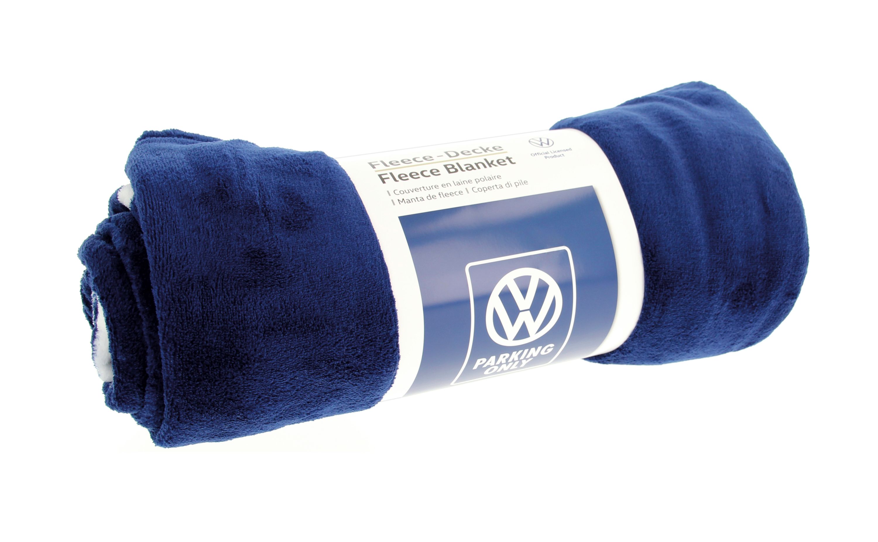 VOLKSWAGEN BUS VW T1 Combi Couverture en laine polaire 150x200cm - Parade/bleu