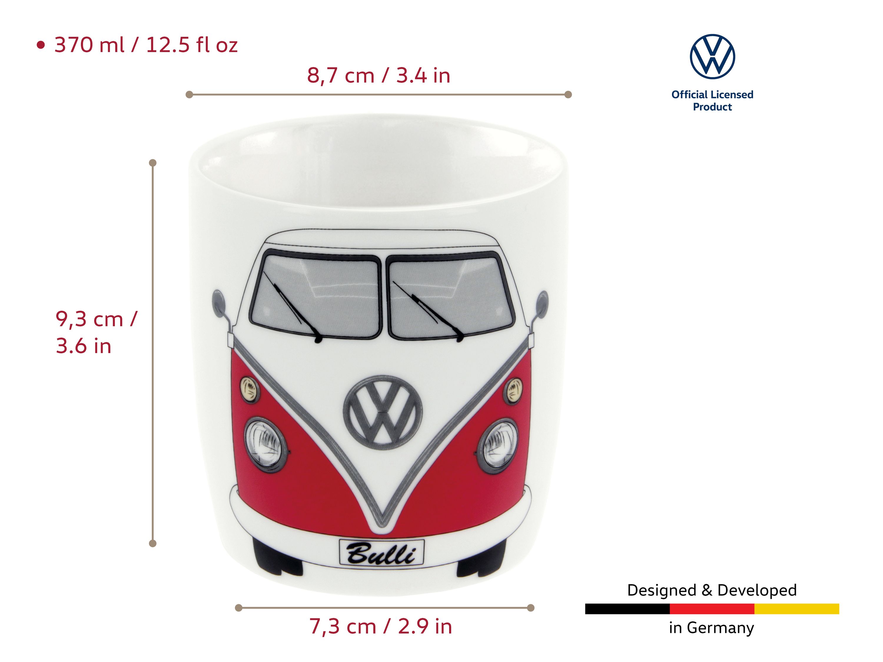 VW T1 Bulli Bus coffee cup 370ml
