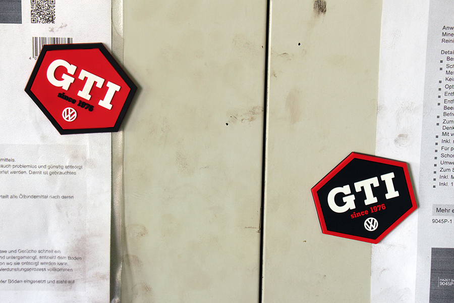 VW GTI Set di 2 magneti in gomma
