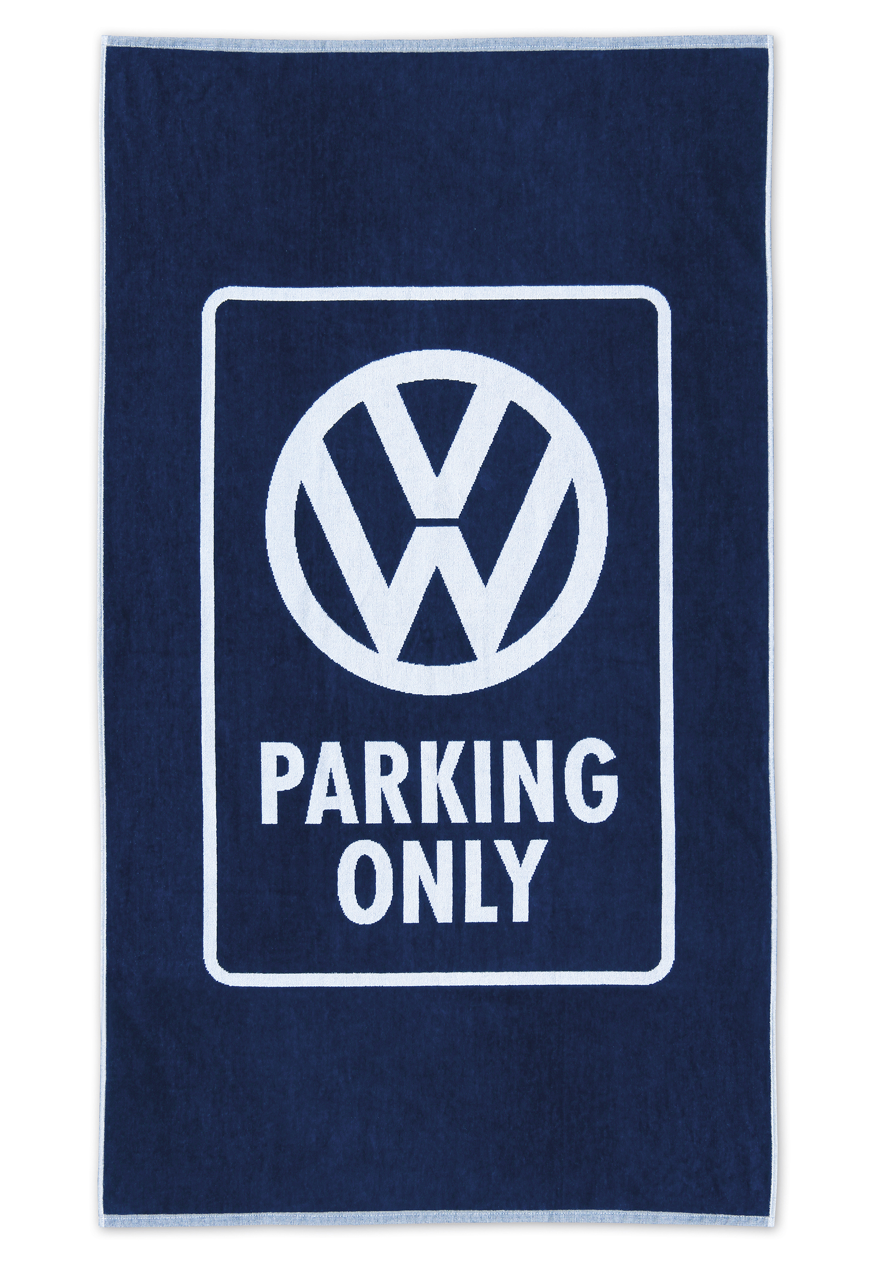VW Beach Towel - Parking Only/blue