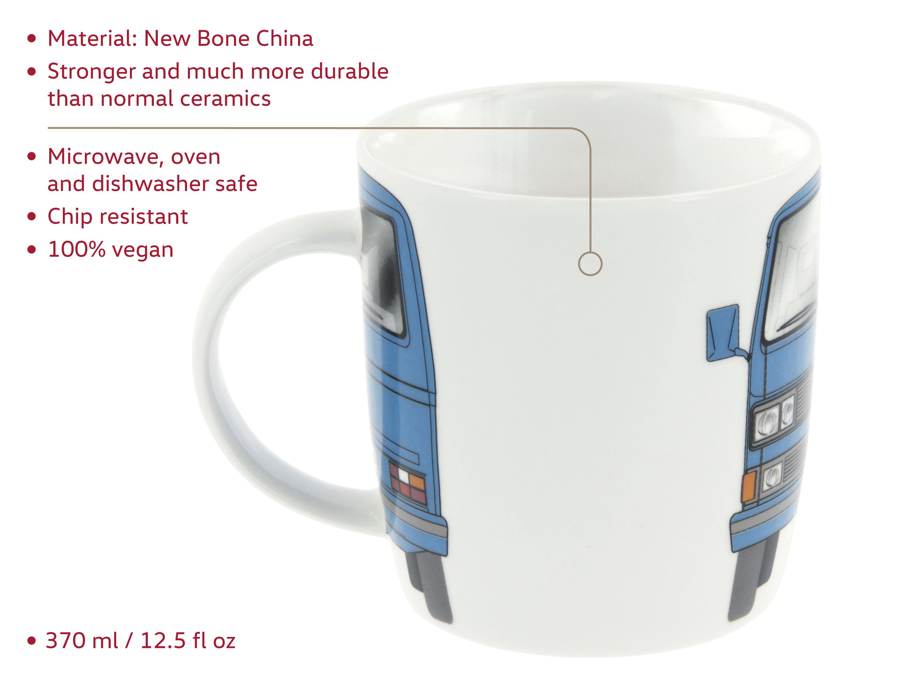VW T3 Bulli Bus Kaffeetasse 370ml