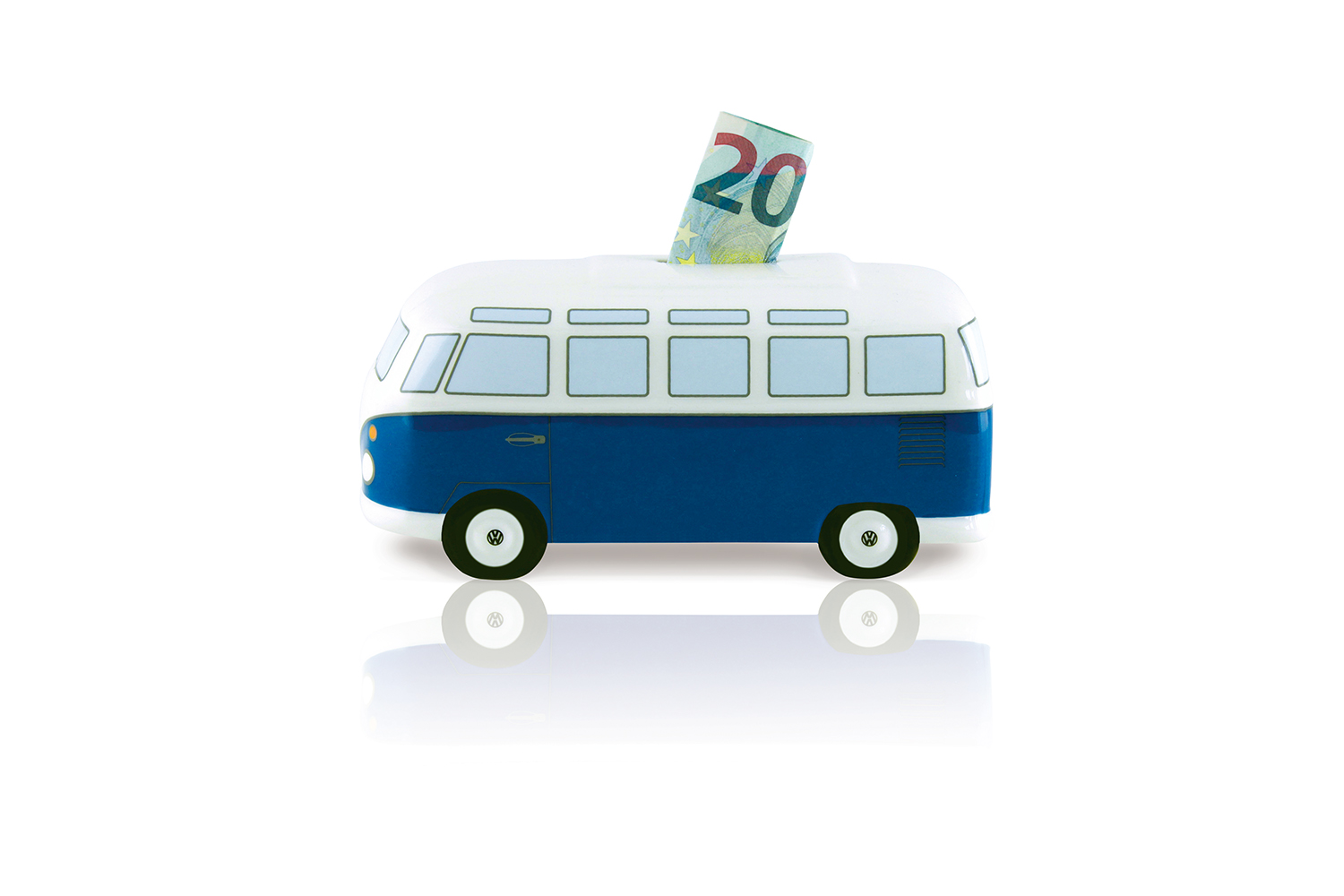 Bus VW T1 Bulli Salvadanaio in ceramica (1:22)