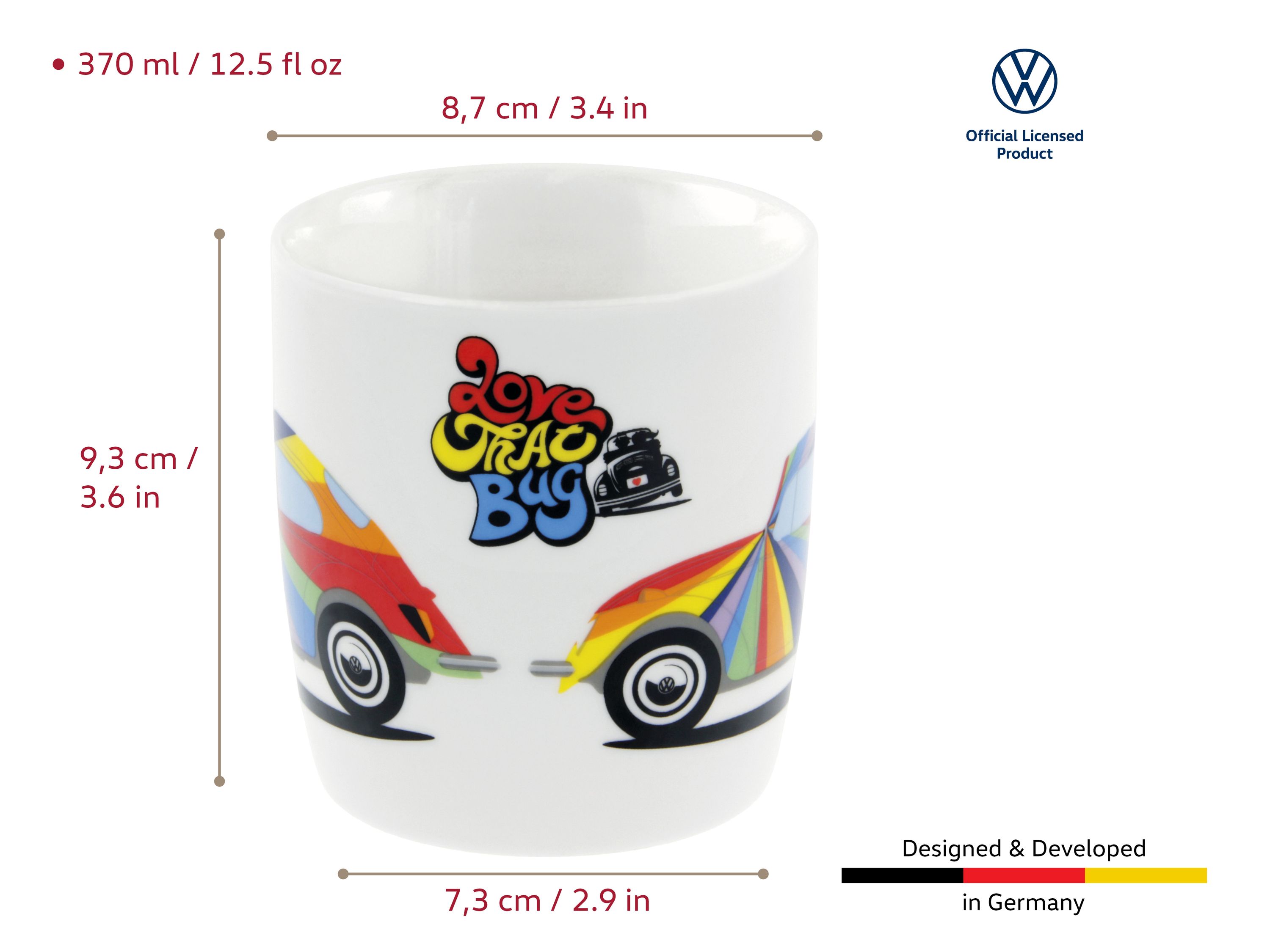 VW Käfer Kaffeetasse 370ml