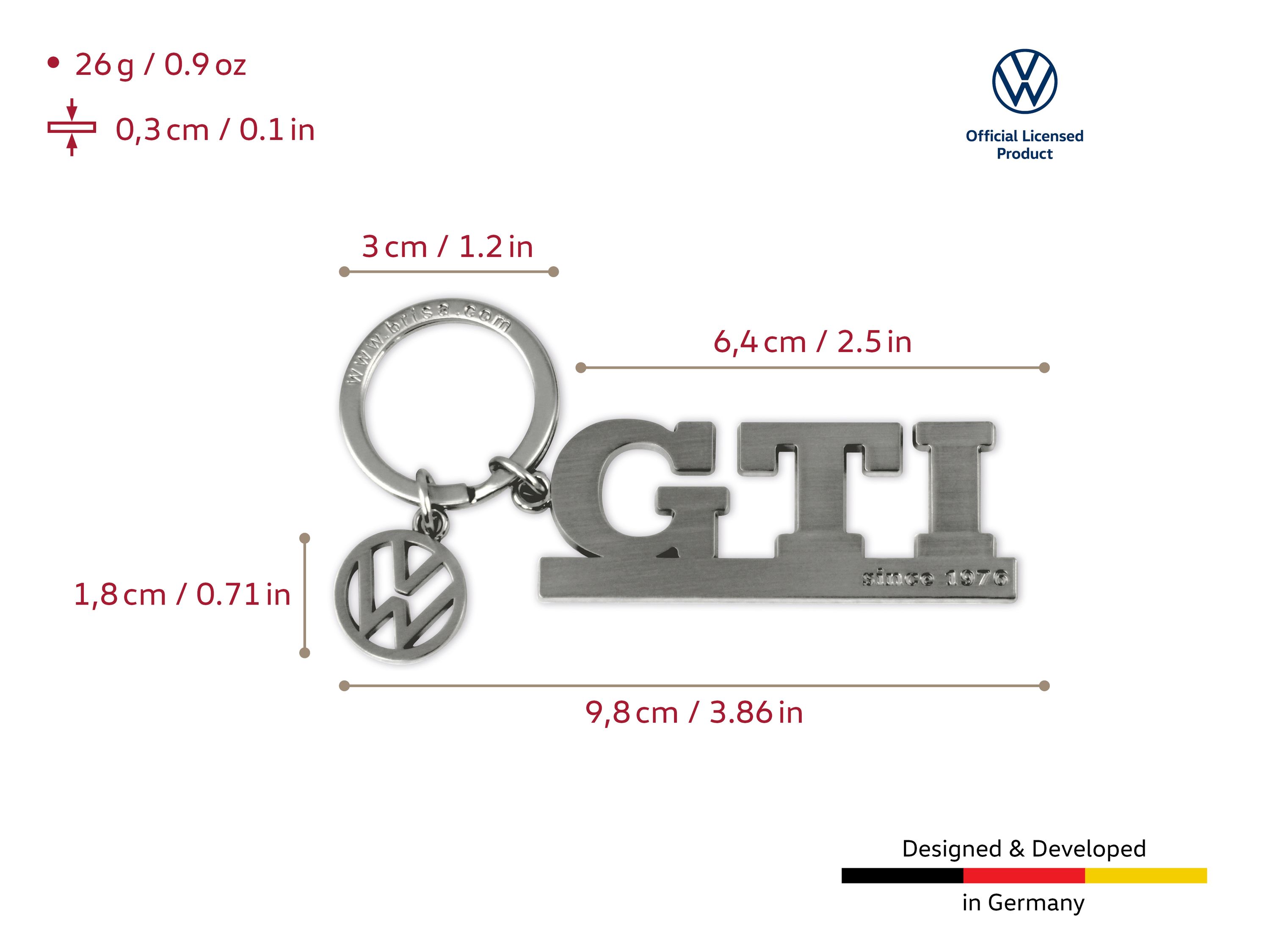 Portachiavi VW GTI con charm