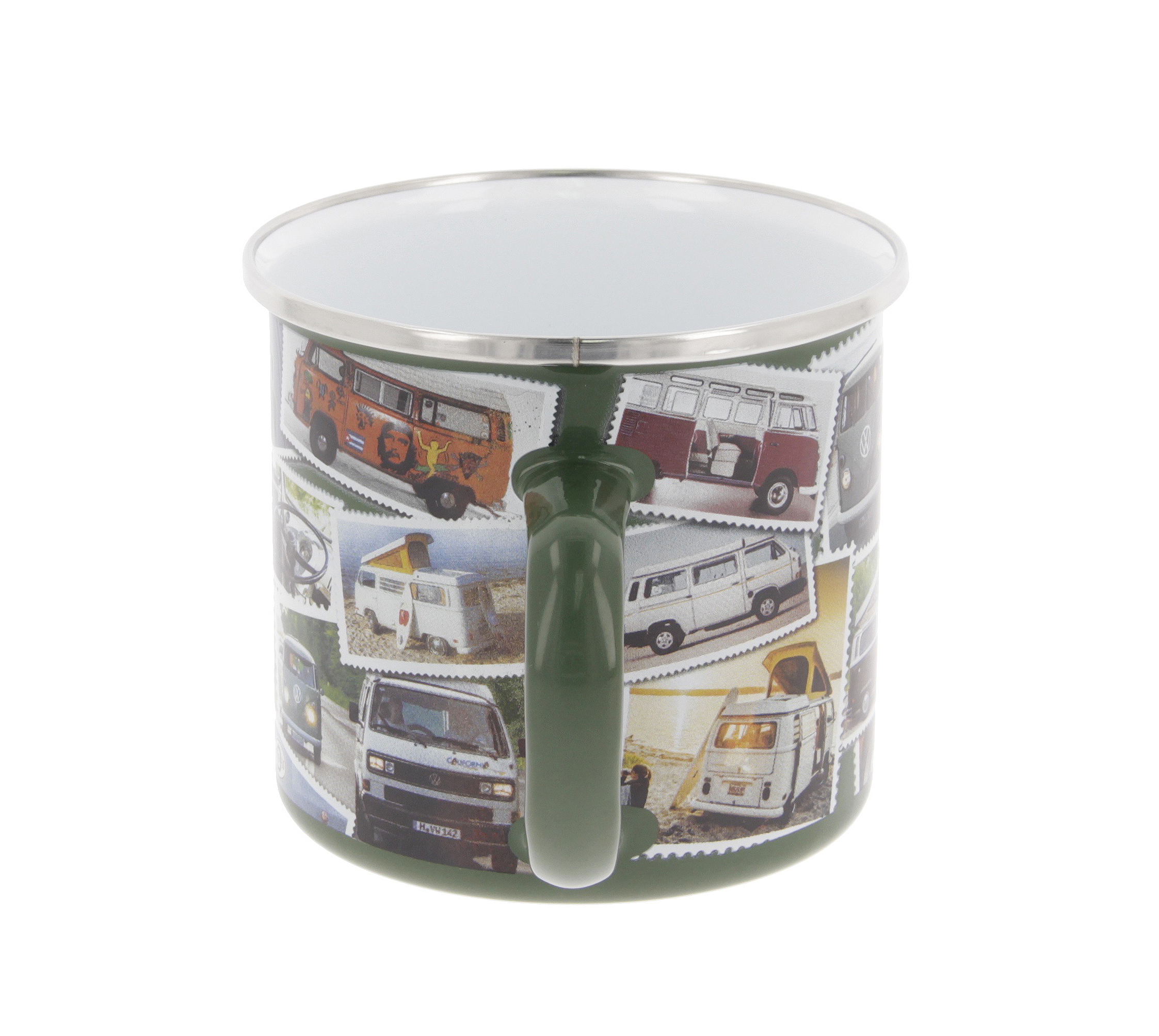 VW T1 Bulli bus cup enameled 500ml