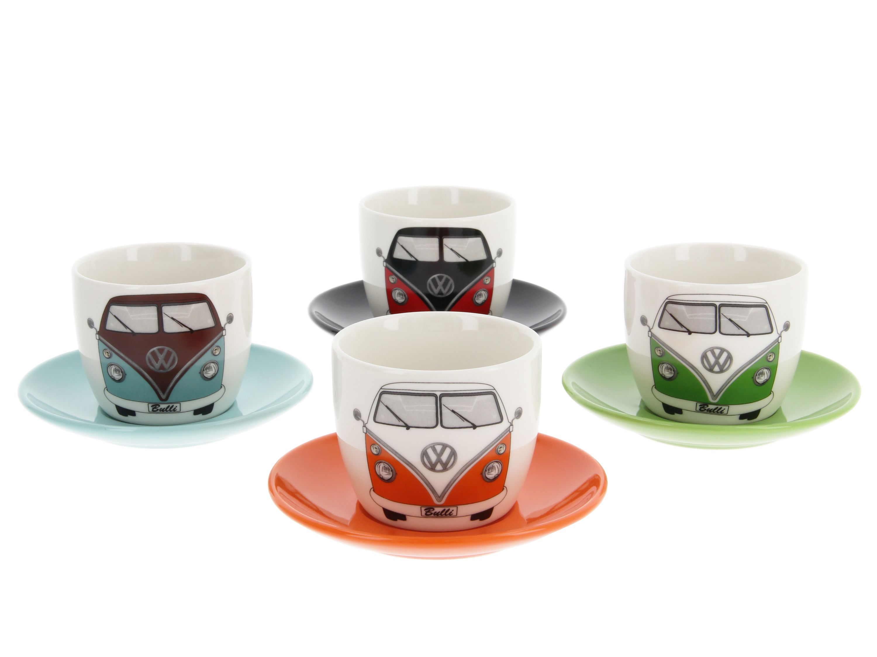 Grande Tasse VW En émail - Motif T1 Bus Coloré, 500 Ml, Neuve, Idée Cadeau