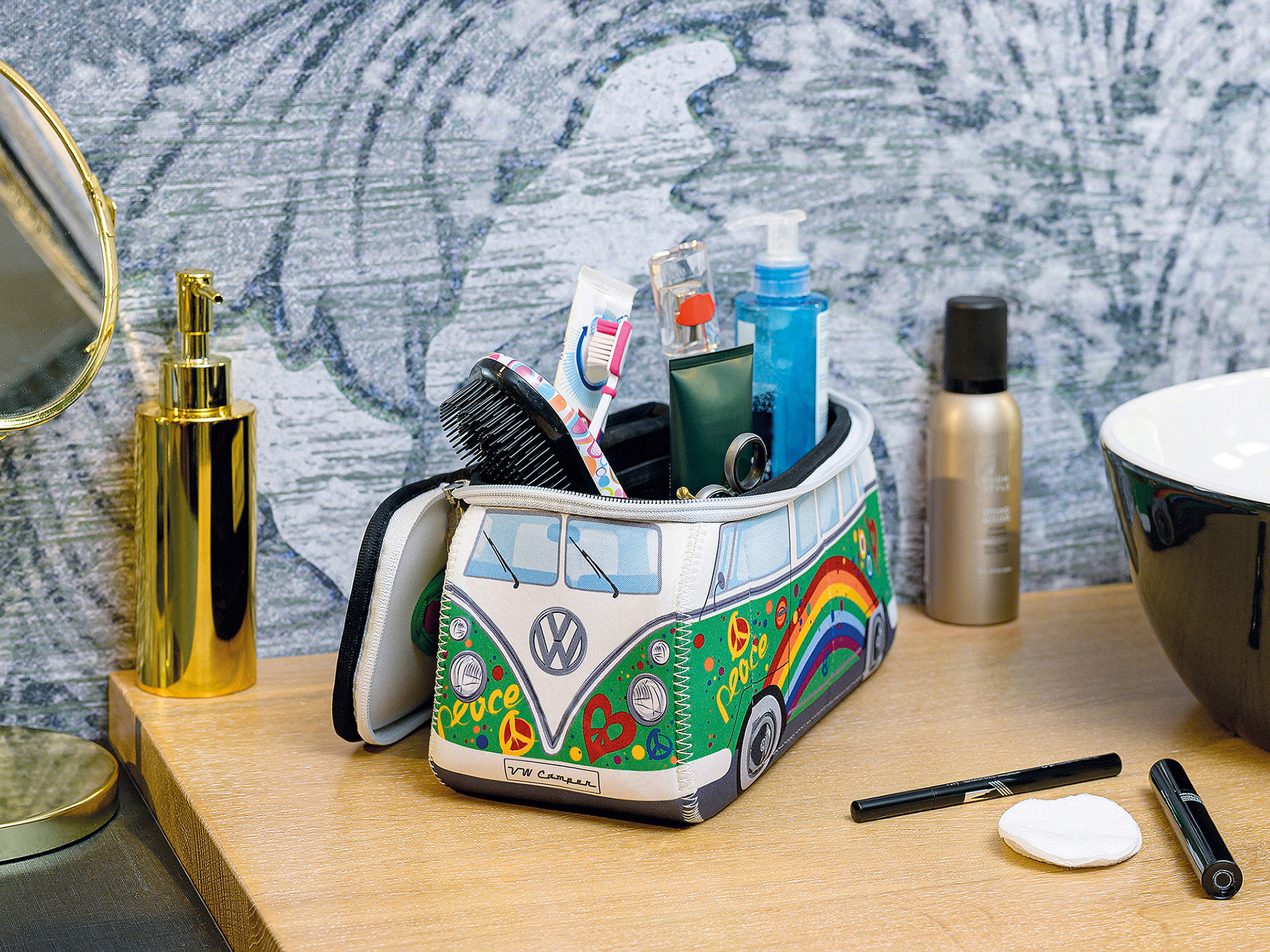 VW T1 Bulli Bus 3D Neopren Universaltasche - Groß