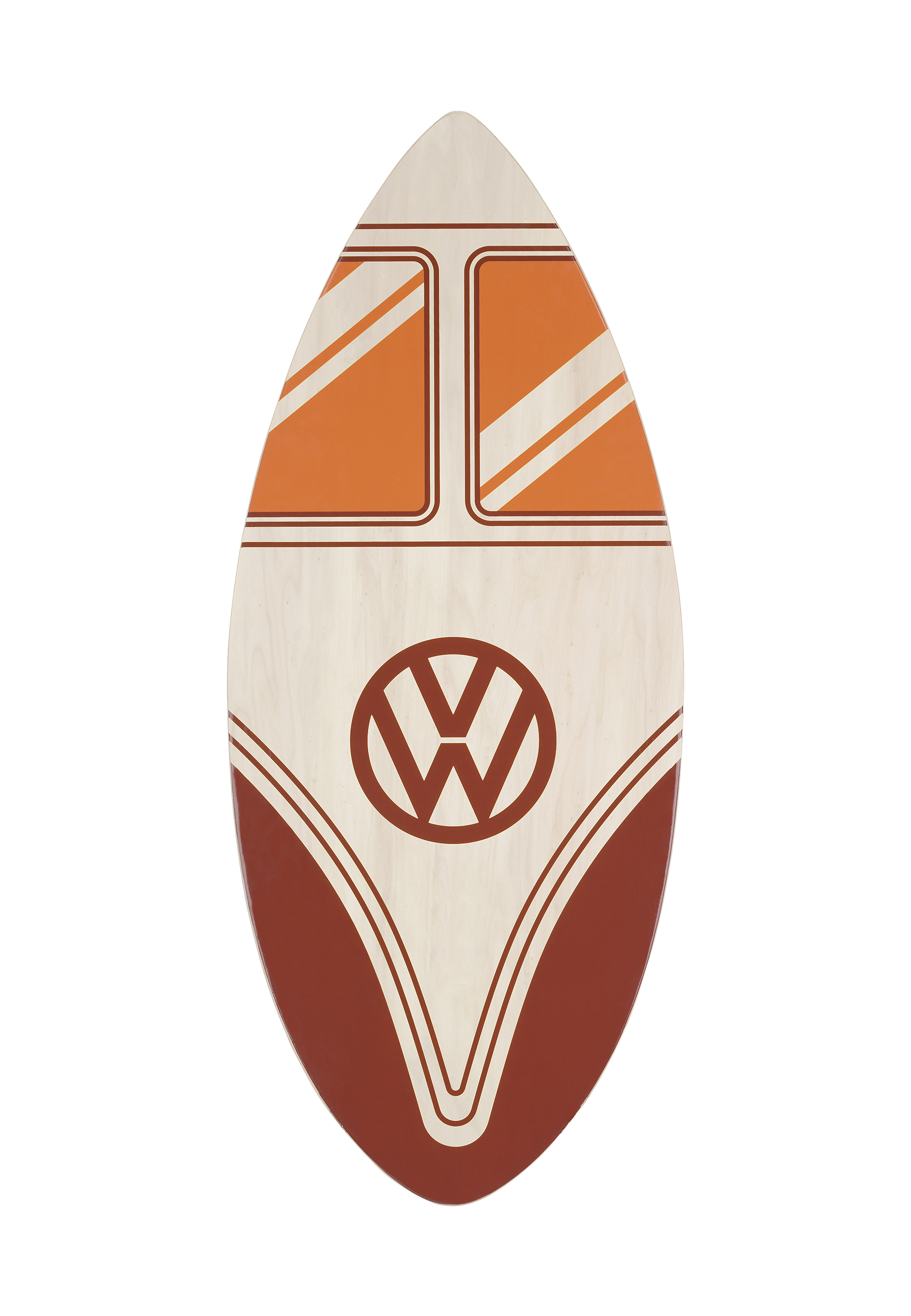 VW T1 Bulli bus skimboard made of real wood (104 cm)
