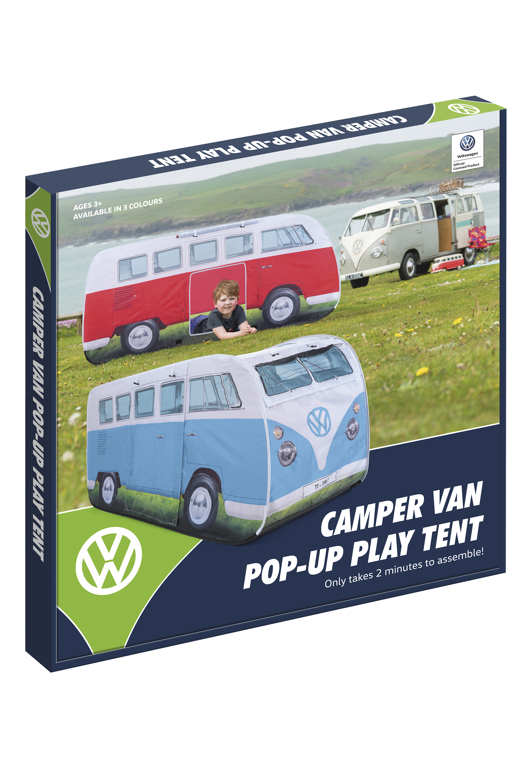 VW T1 Bulli Bus Kids Pop Up Play Tent