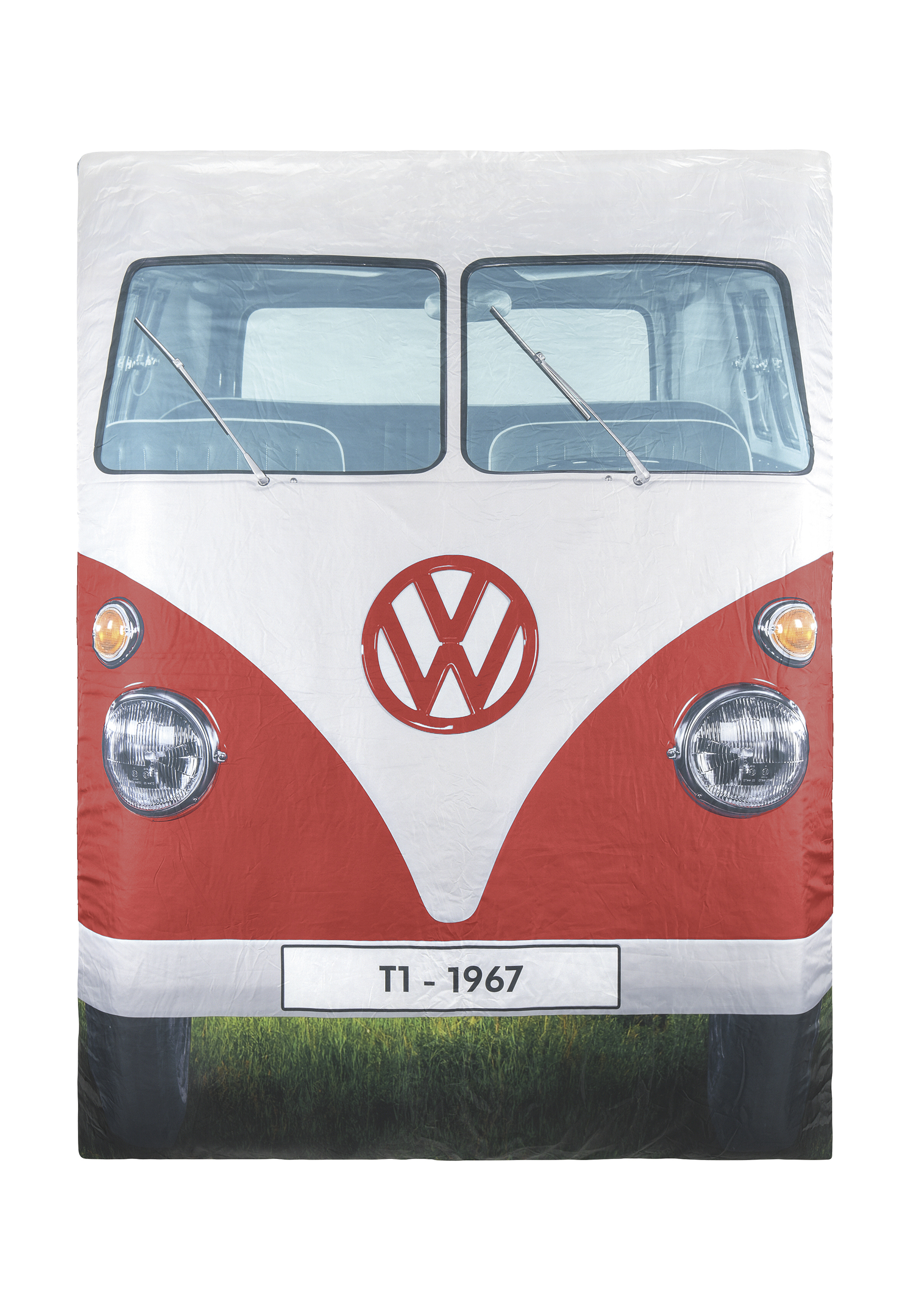 VW T1 Bulli Bus double sleeping bag - blue/red