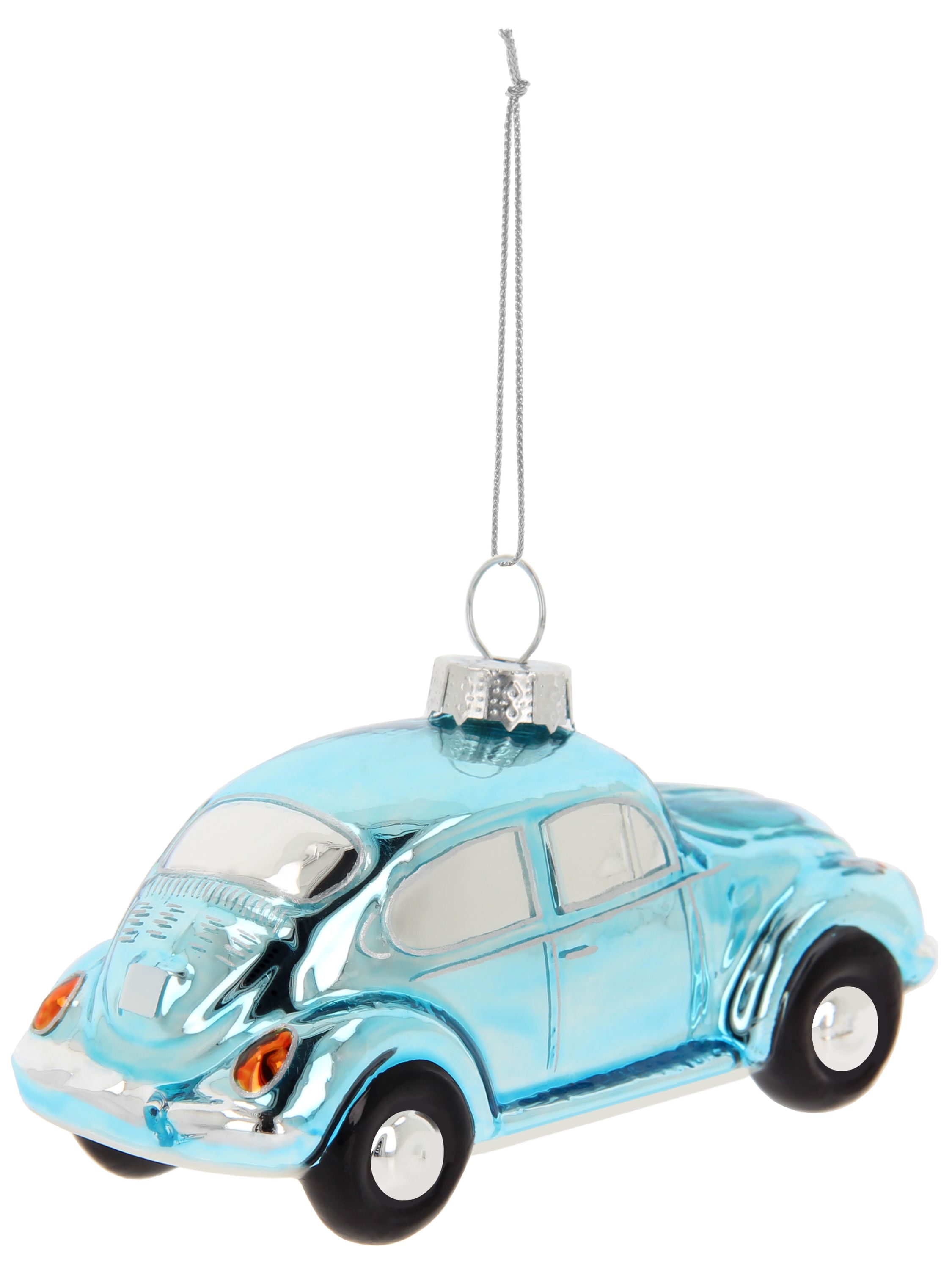 Pendentifs décoratifs VW Coccinelle & décorations de Noël en verre en boîte cadeau
