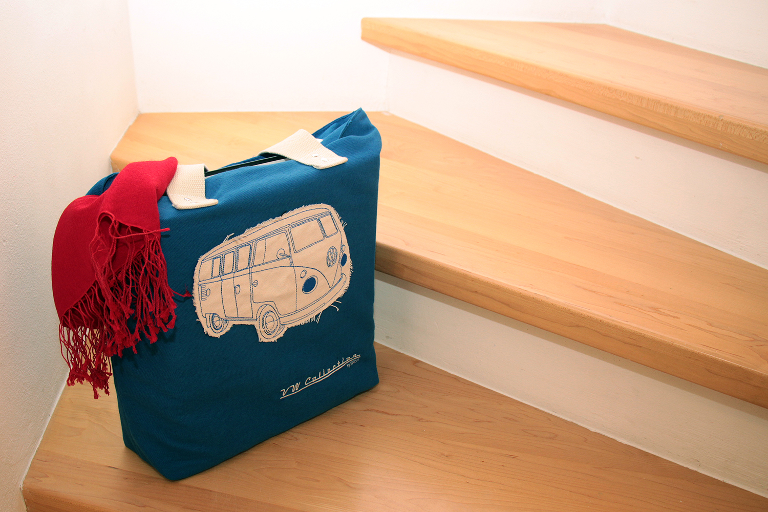 VW T1 Bus canvas bag, shopping bag, beach bag