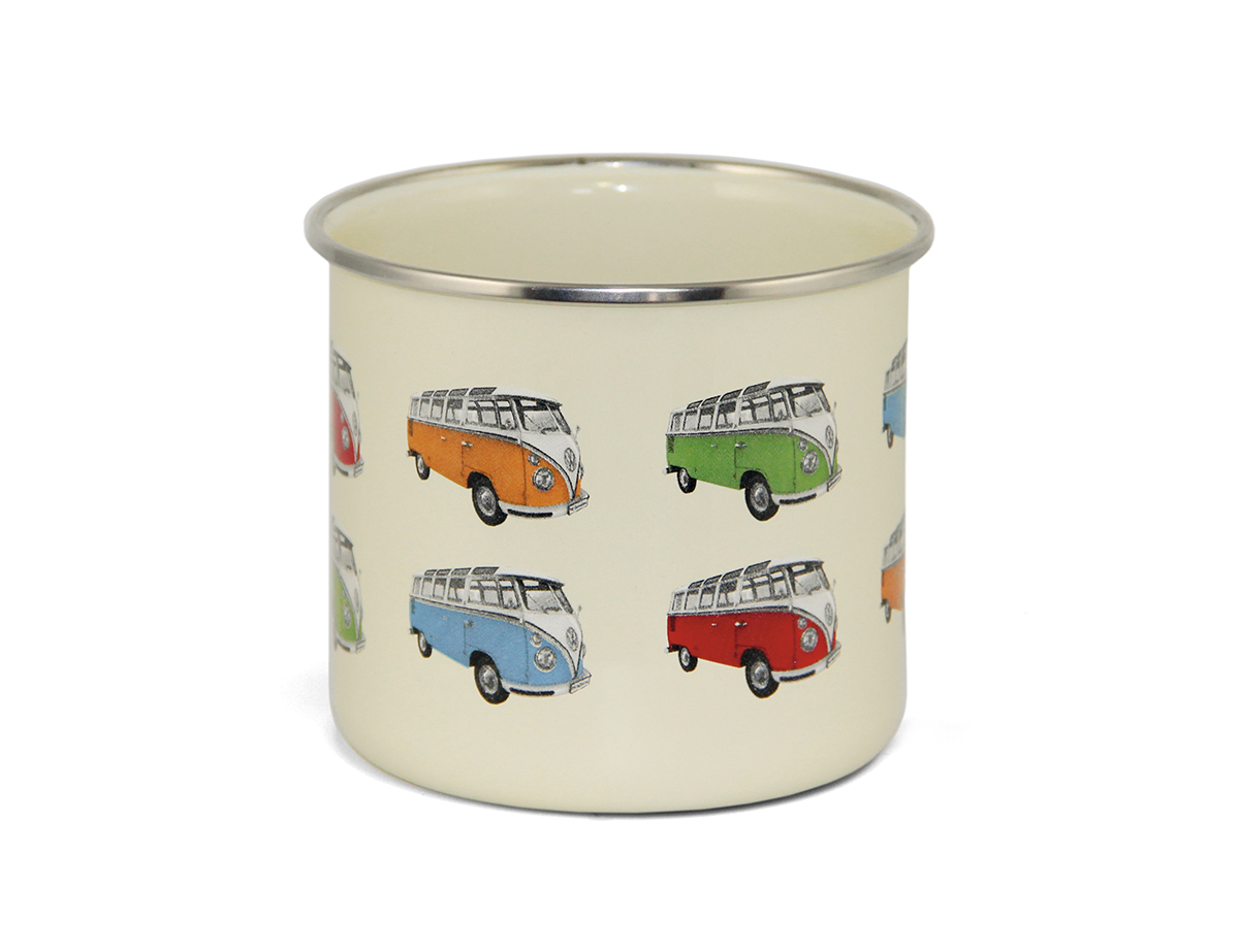 VW T1 Bulli bus cup enameled 500ml