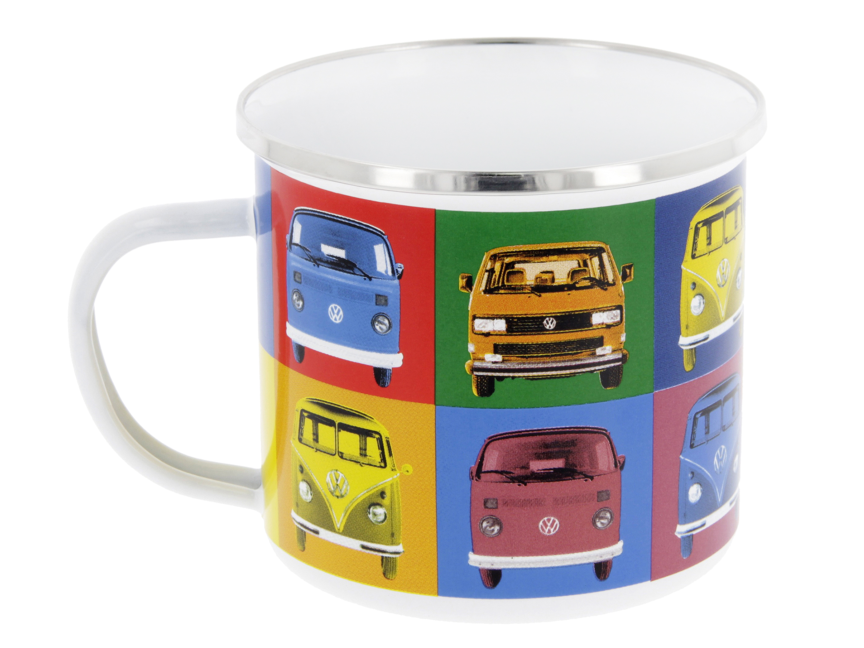 VW T1 Bulli Bus Tasse emailliert 500ml