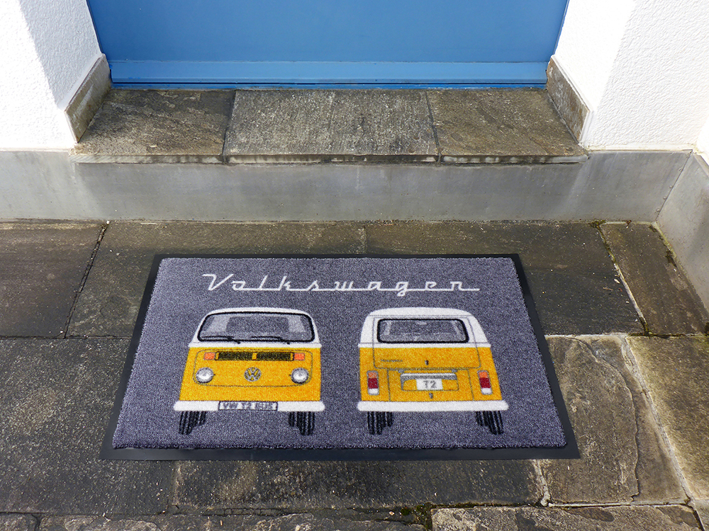 VW T2 Bulli Bus doormat, 70x50 cm