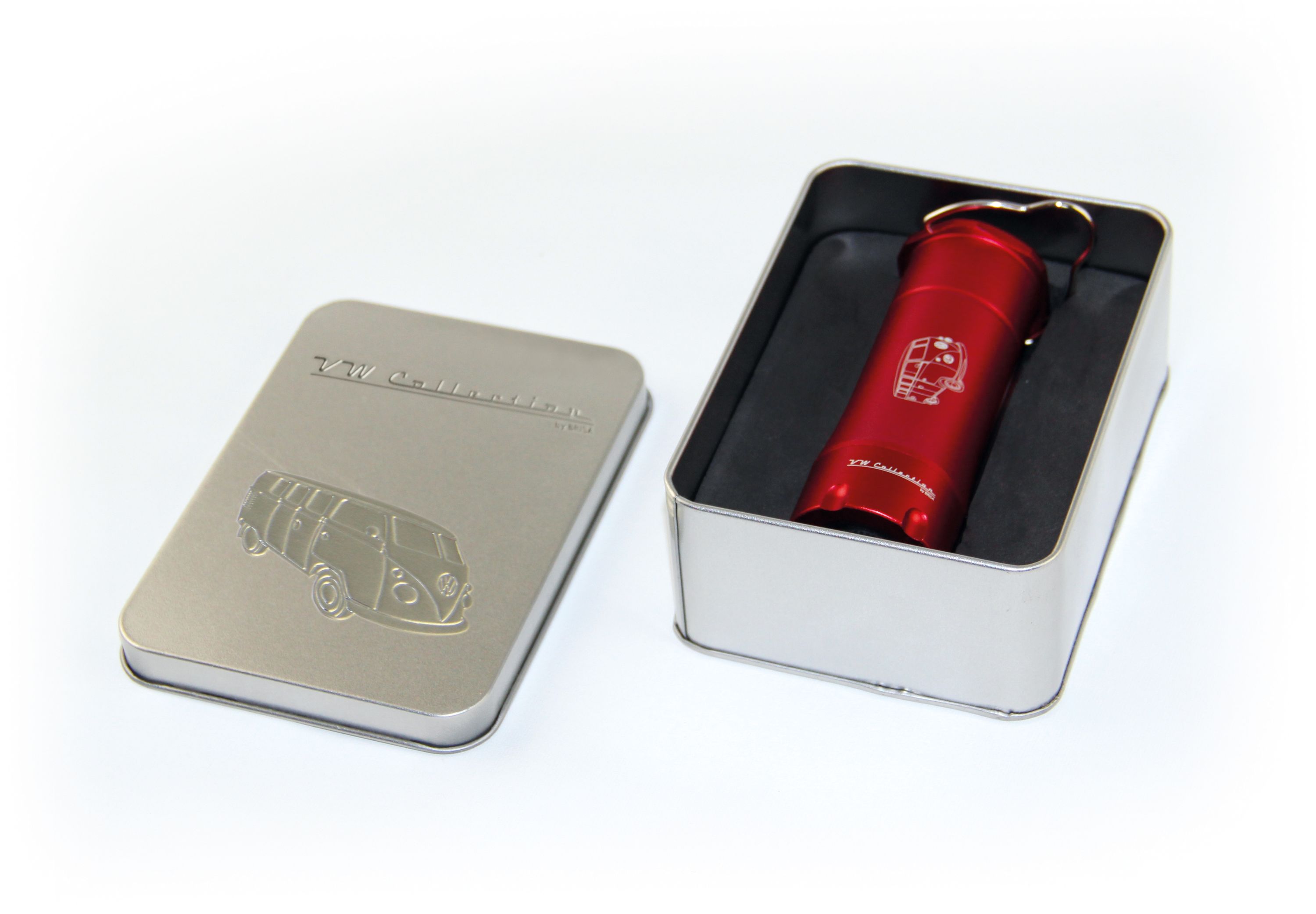 VW T1 Combi Lampe de poche dans boîte cadeau - rouge