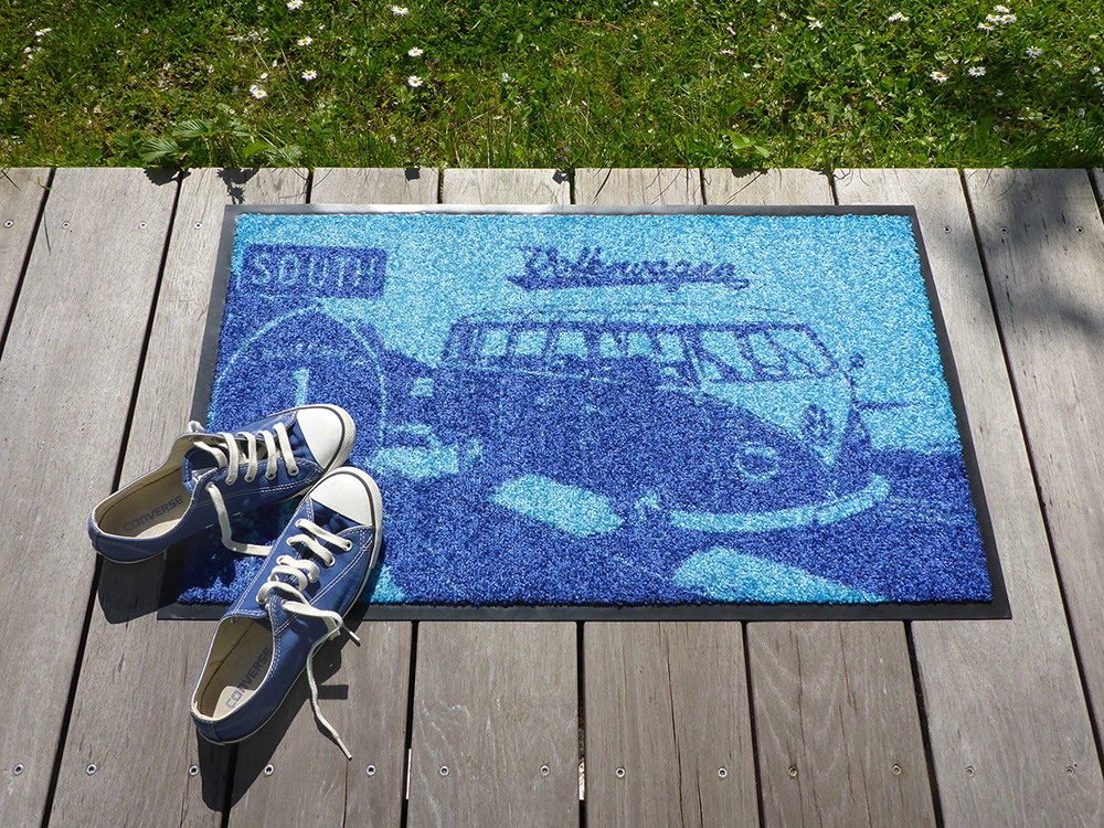 VW T1 Bulli Bus doormat, 70x50cm