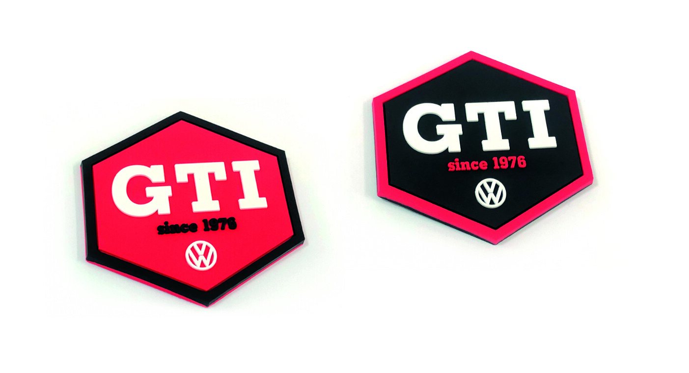 VW GTI Set di 2 magneti in gomma