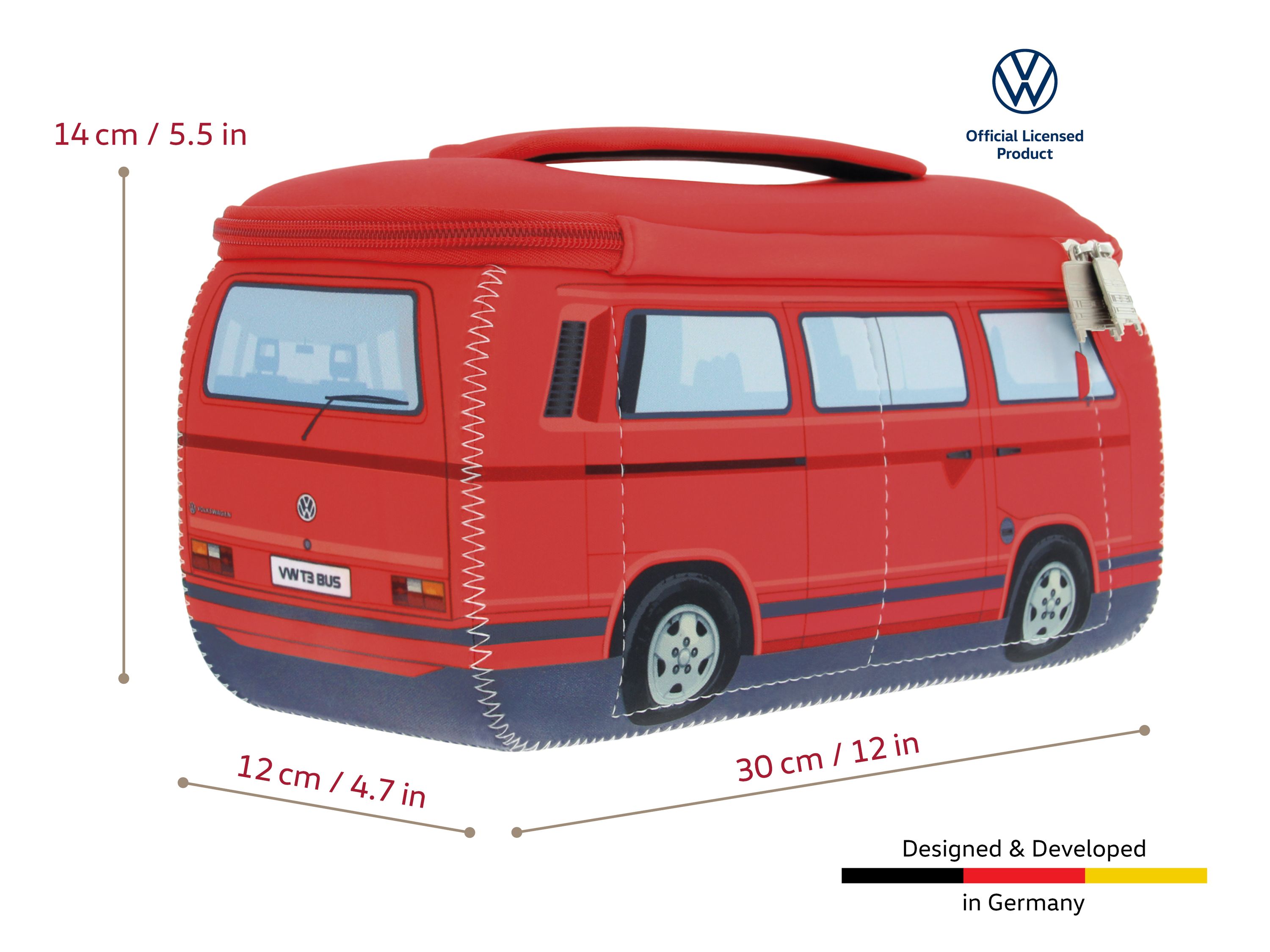 VOLKSWAGEN BUS VW T3 Combi 3D Néoprène Sac universel - blanc