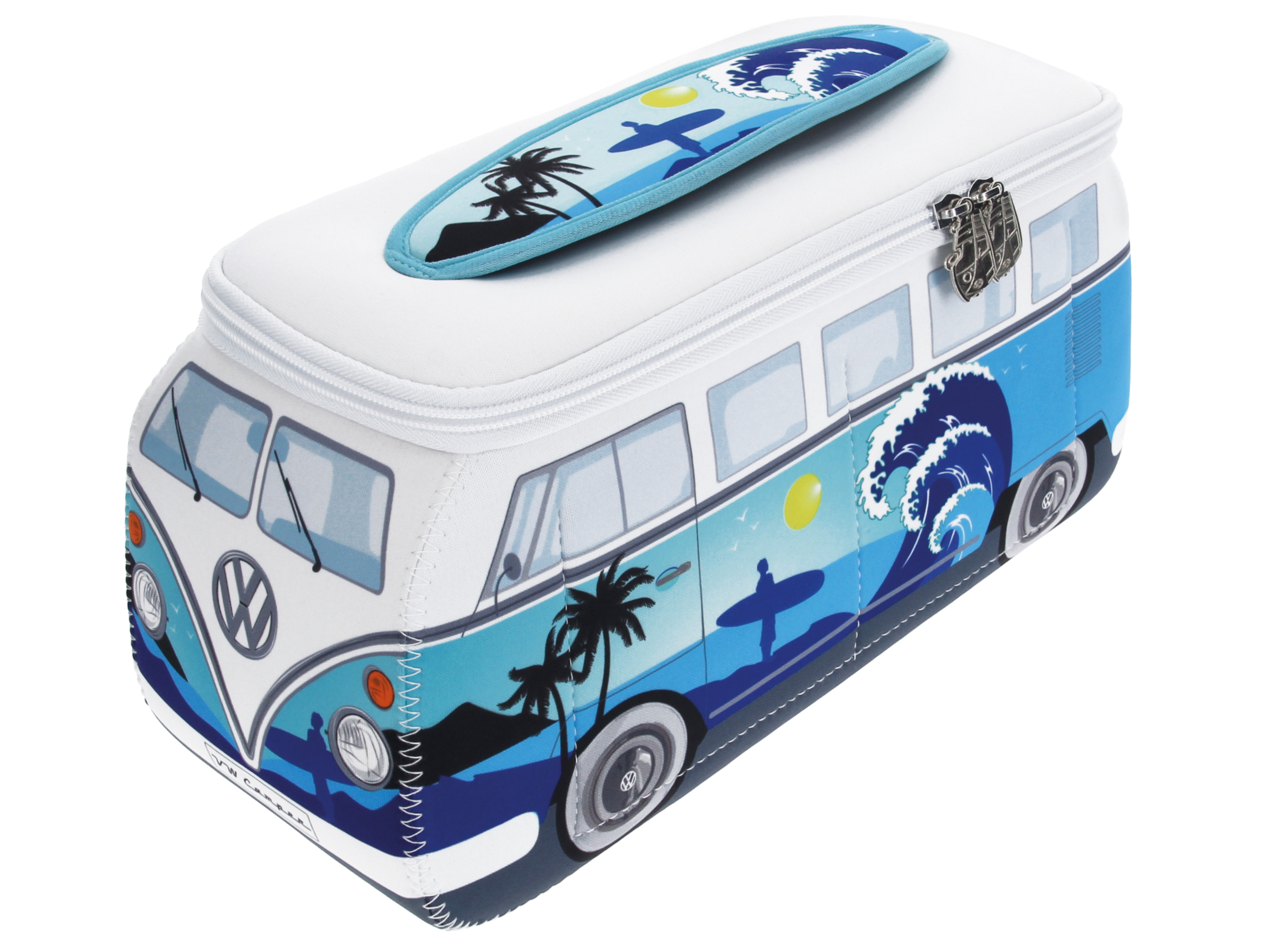 VOLKSWAGEN BUS VW T1 Combi 3D Néoprène Petit Sac universel - Classique/bleu