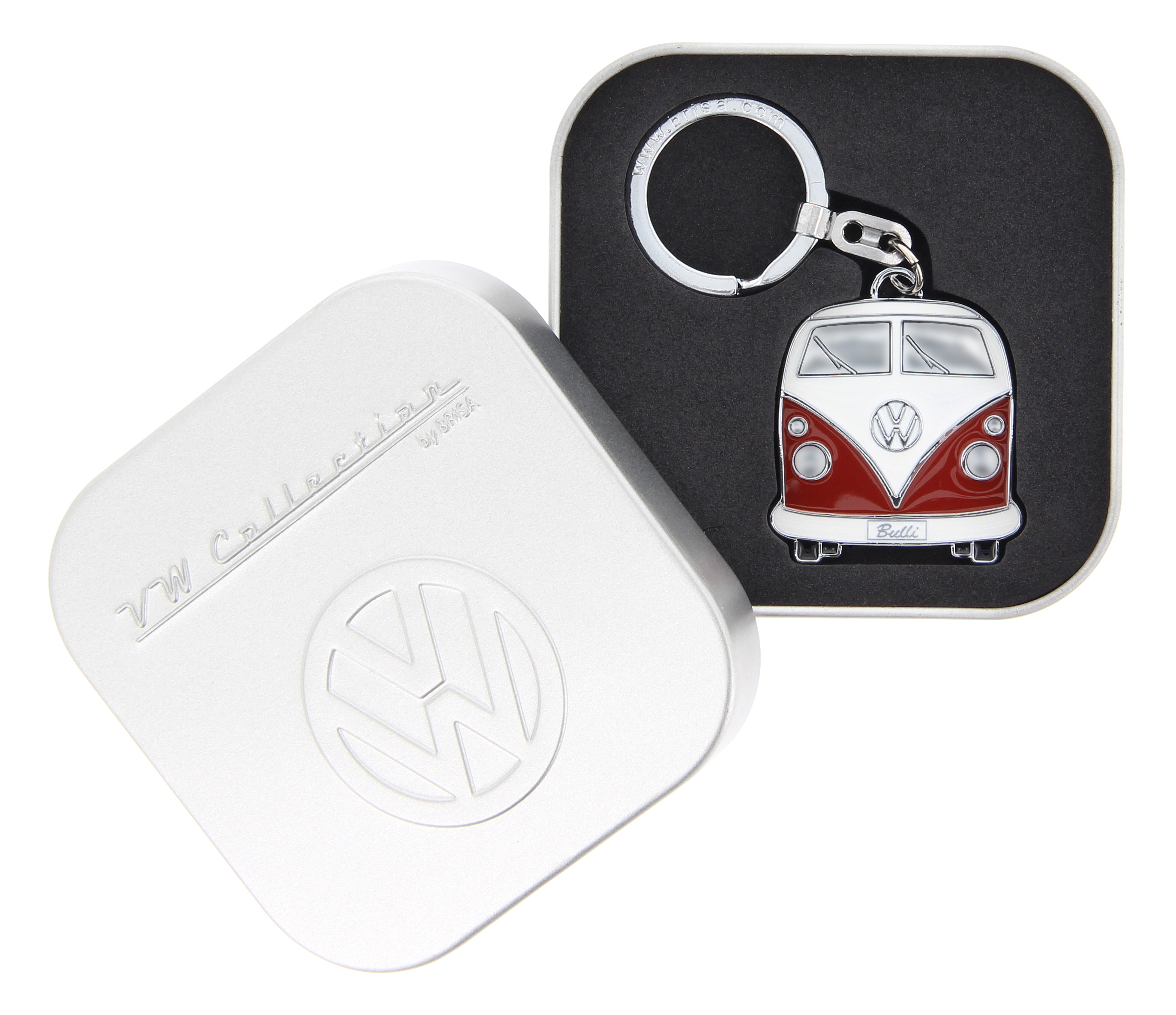 VOLKSWAGEN BUS VW T1 Combi Porte-clés dans boîte cadeau - rouge