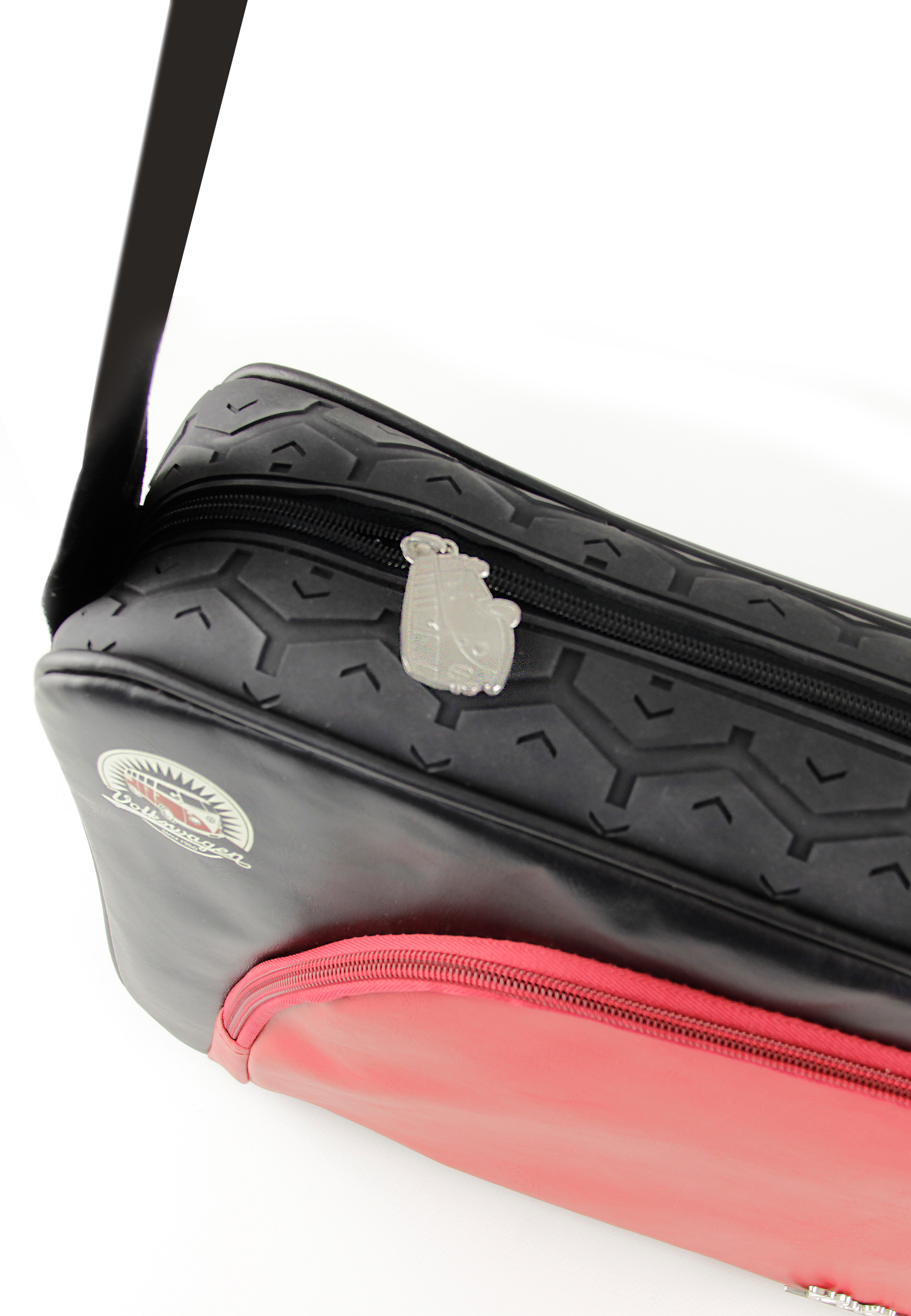 VW T1 Bulli Bus Messenger Bag, PU & Reifenprofil