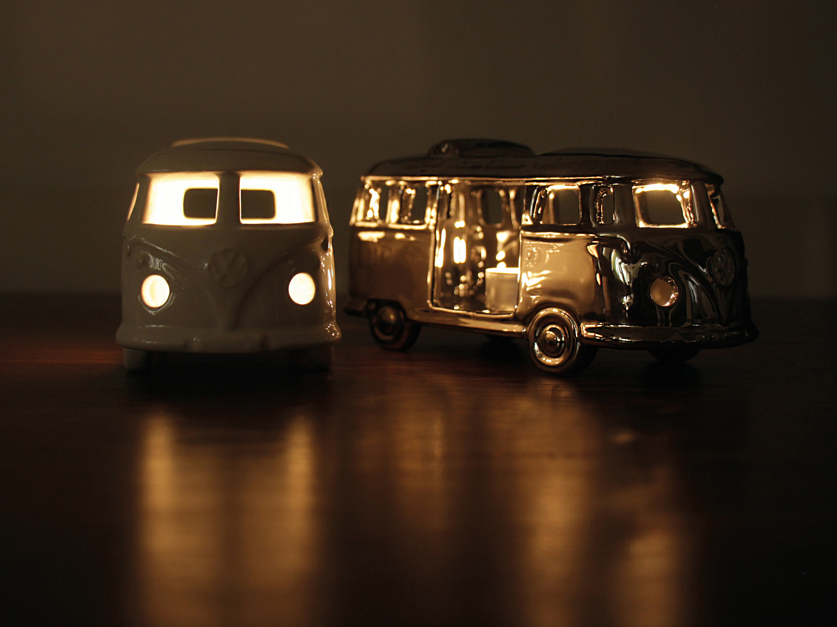 VW T1 Bulli Bus Teelicht Keramik 1:28