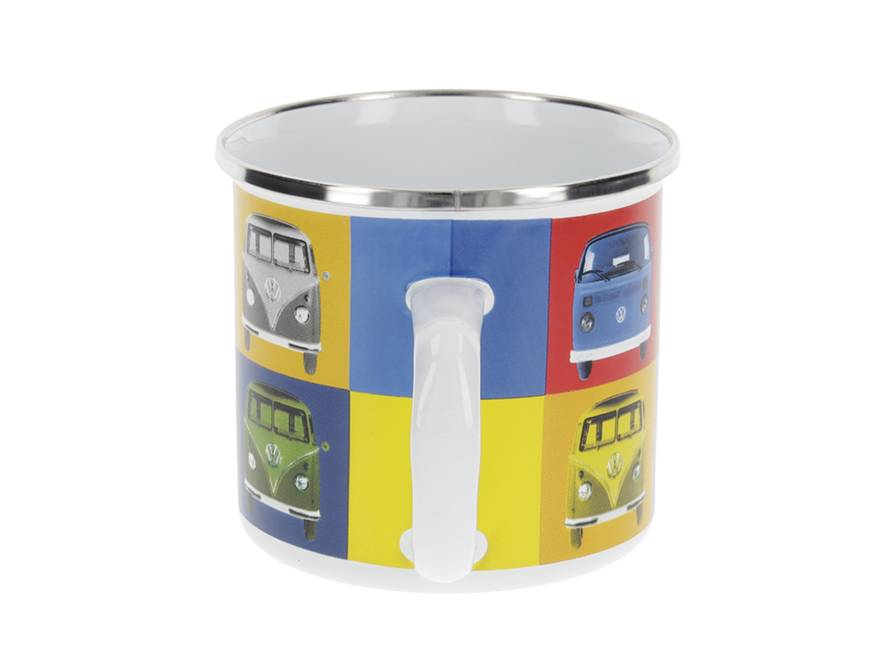 VW T1 Bulli Bus Tasse emailliert 500ml