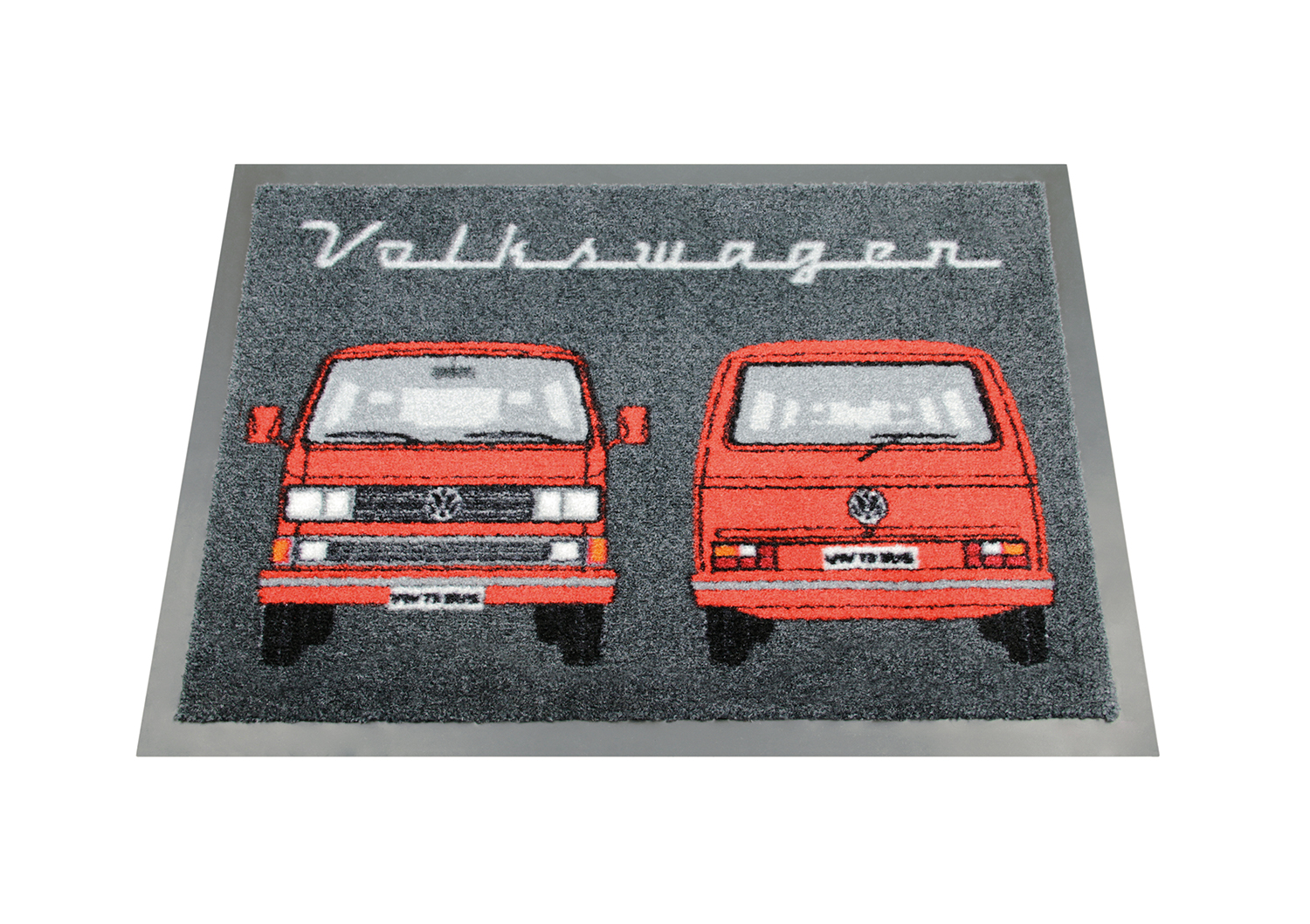 VW T3 Bulli Bus Fußmatte, 70x50 cm - Front & Heck