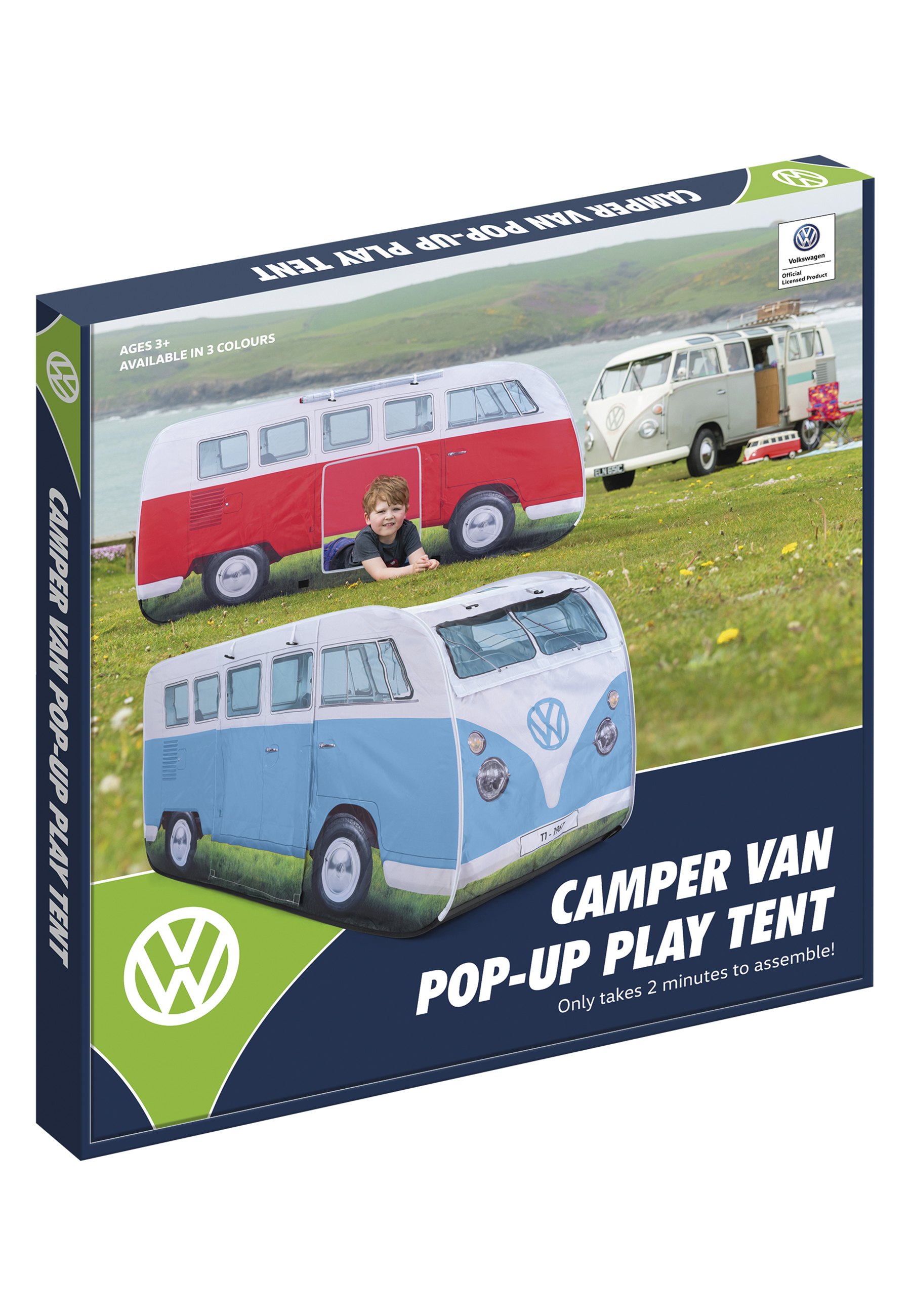 VW T1 Bulli Bus Kids Pop Up Play Tent