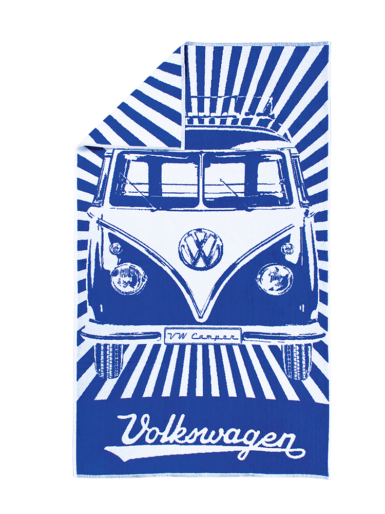 VW T1 Bulli Bus grande, elegante e coccoloso, morbido asciugamano da bagno e da sauna