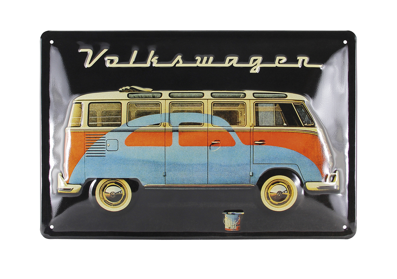 VW T1 Bulli Bus & Käfer Blechschild
