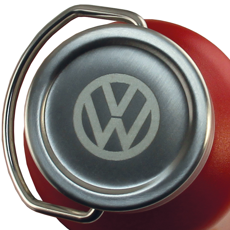 VW Bottiglia termos doppio isolamento, acciaio inossidabile, caldo / freddo, 735ml