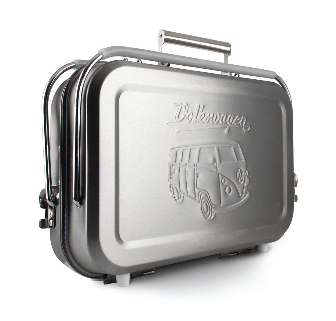 VW T1 Bulli Bus Stainless Steel Suitcase Grill