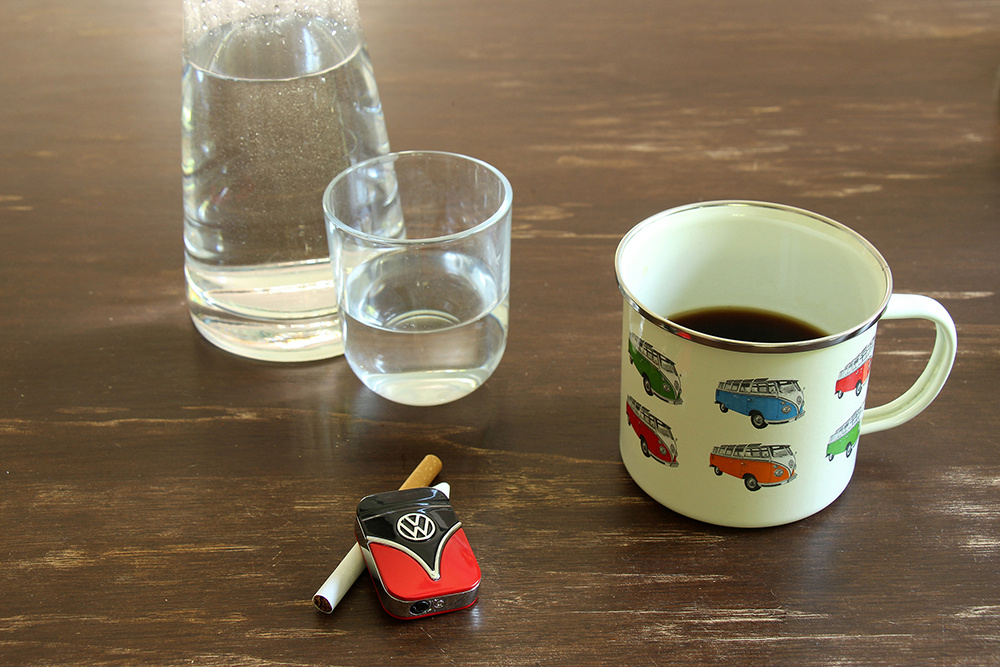 VW T1 Bulli bus cup enameled 500ml