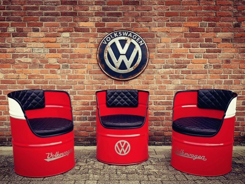 VW GTI oil drum chair