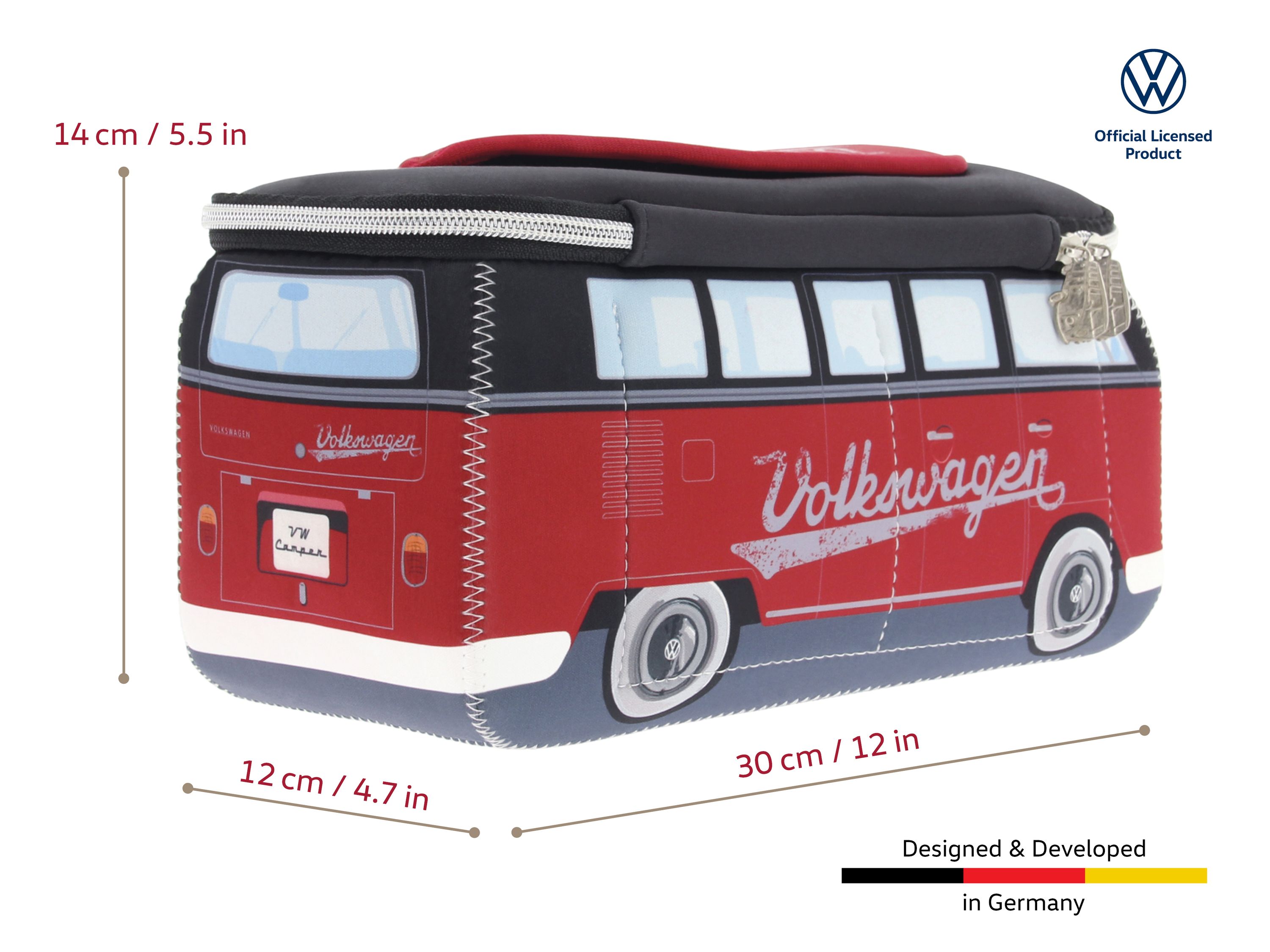 VW T1 Bulli Bus 3D Neopren Universaltasche - Groß