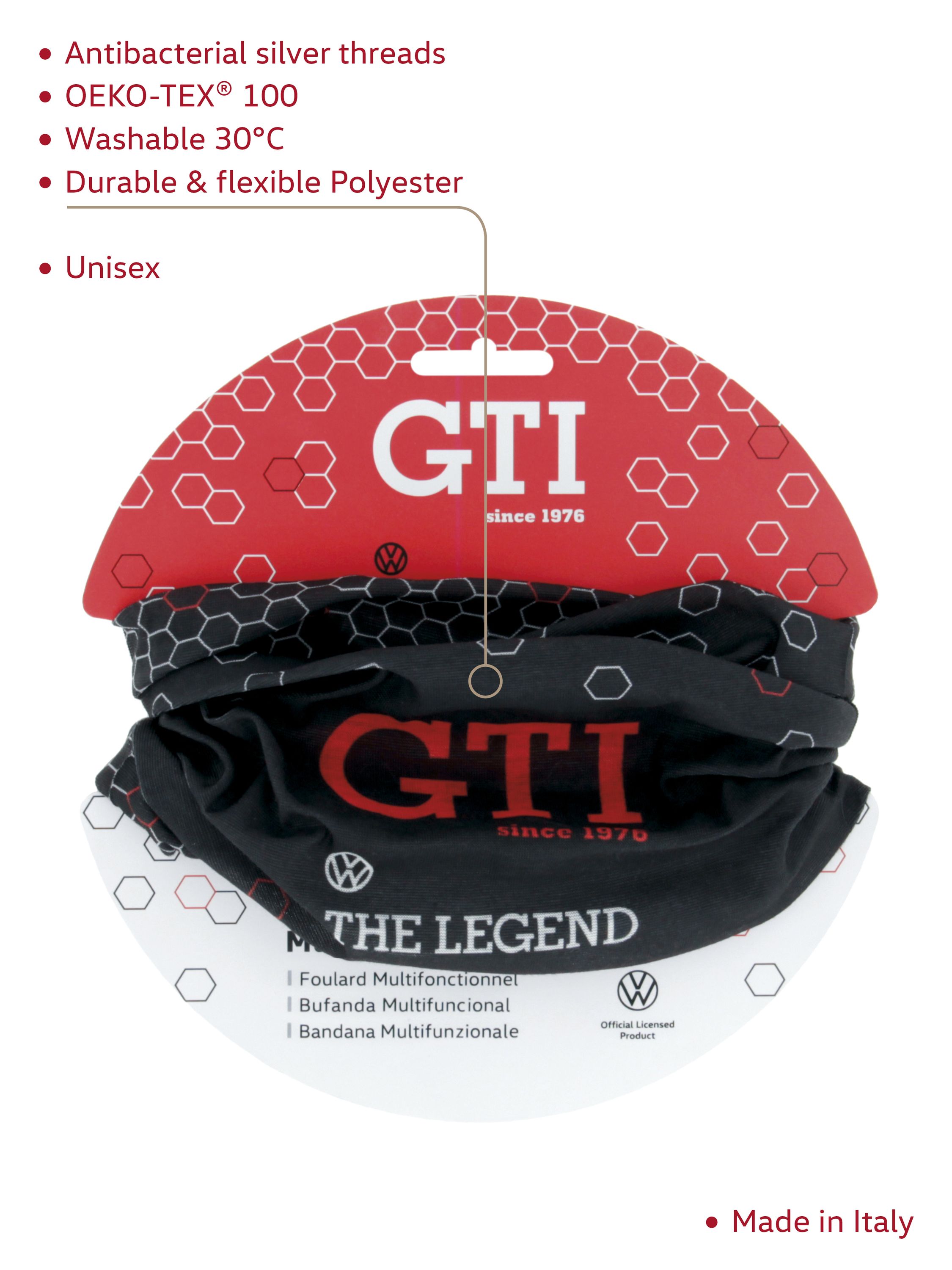 VW GTI tube scarf 